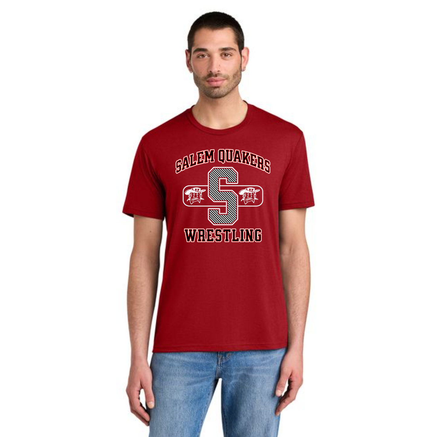 Salem Quakers Wrestling DM130 District ® Perfect Tri ® Tee 8