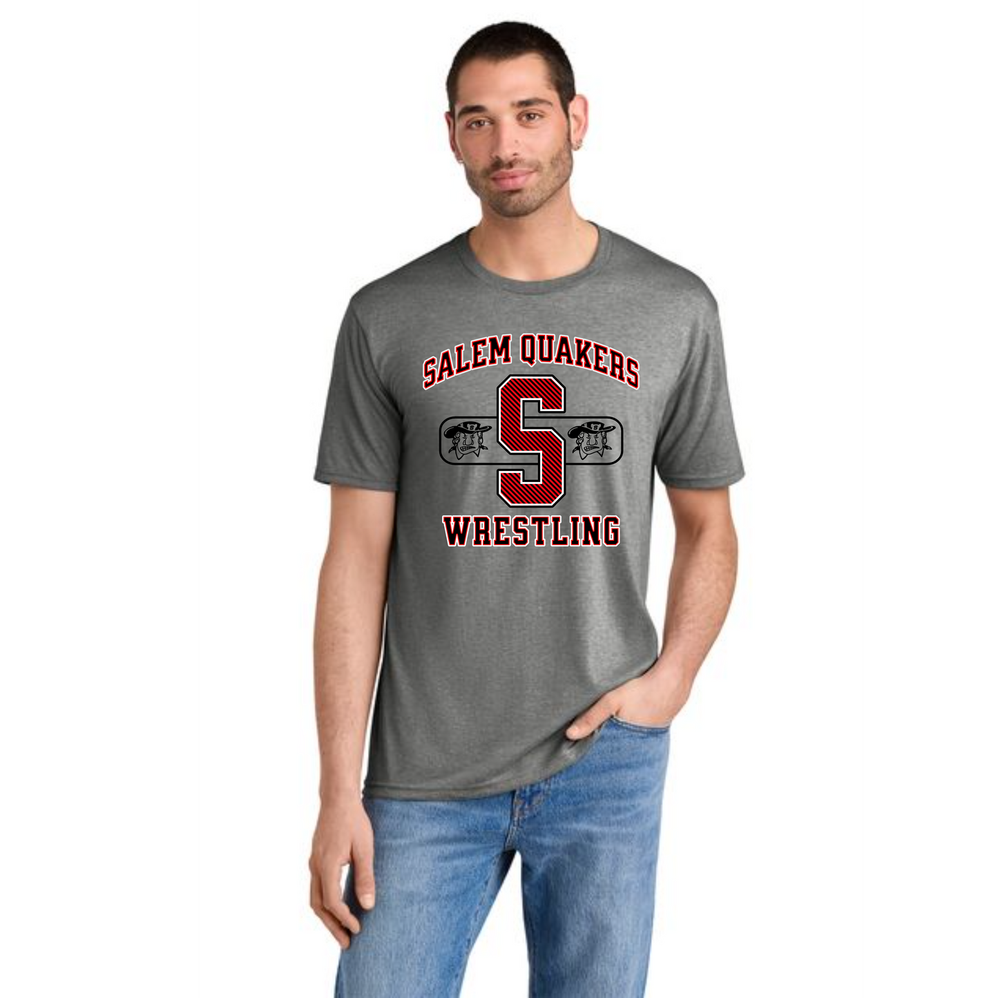 Salem Quakers Wrestling DM130 District ® Perfect Tri ® Tee 8