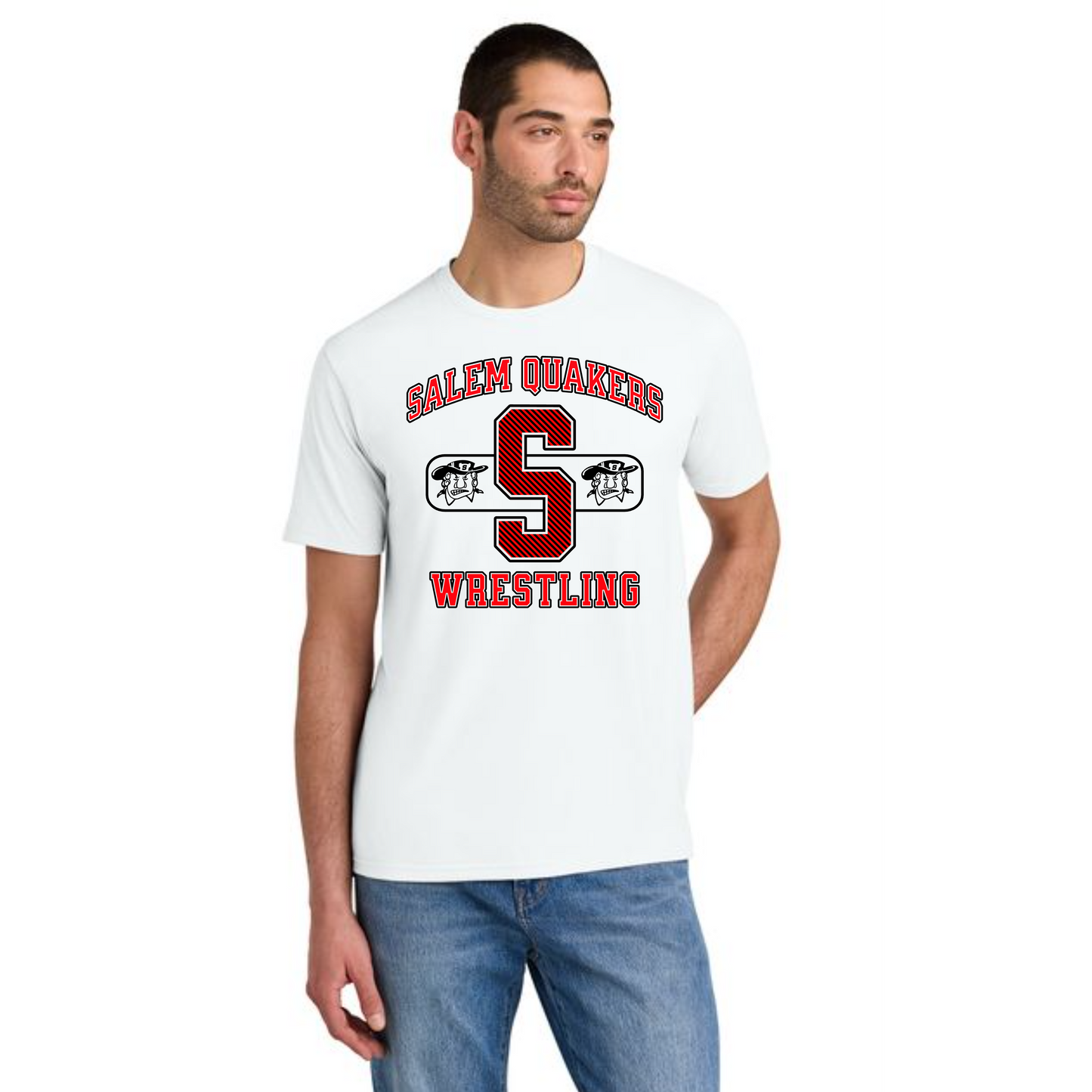 Salem Quakers Wrestling DM130 District ® Perfect Tri ® Tee 8