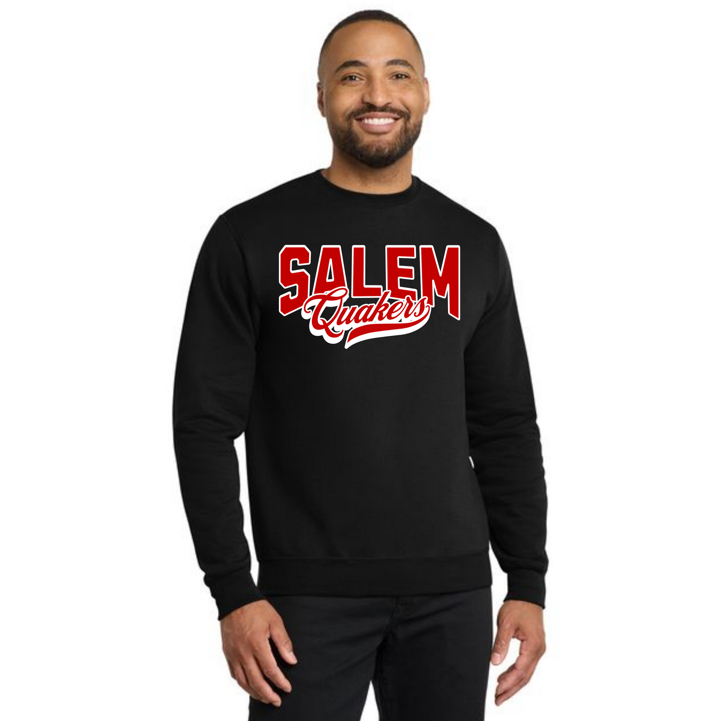 SALEM QUAKERS TAIL PC78 Port & Company® Core Fleece Crewneck Sweatshirt 2