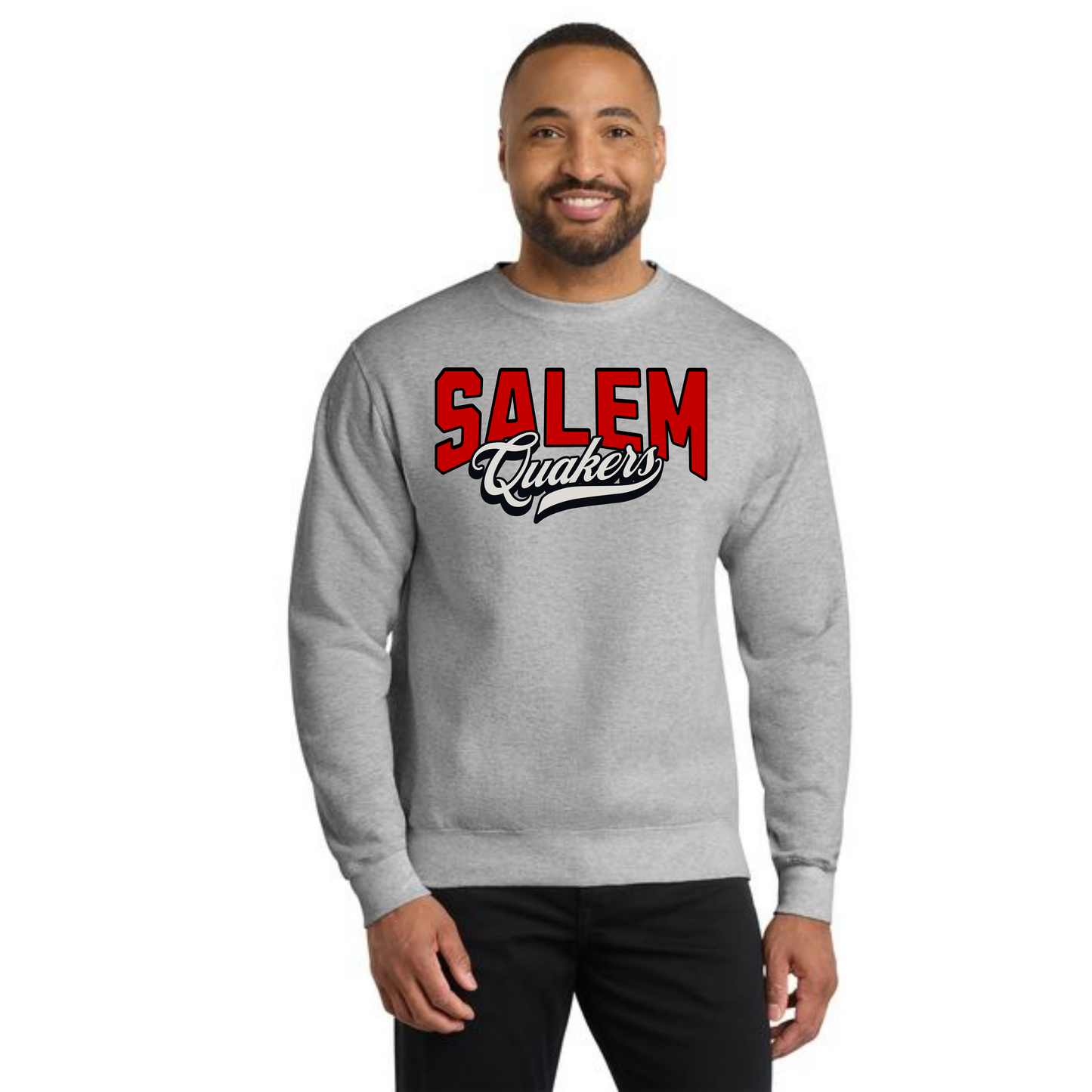 SALEM QUAKERS TAIL PC78 Port & Company® Core Fleece Crewneck Sweatshirt 2