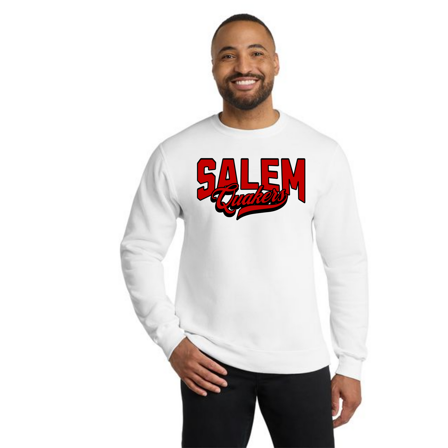 SALEM QUAKERS TAIL PC78 Port & Company® Core Fleece Crewneck Sweatshirt 2
