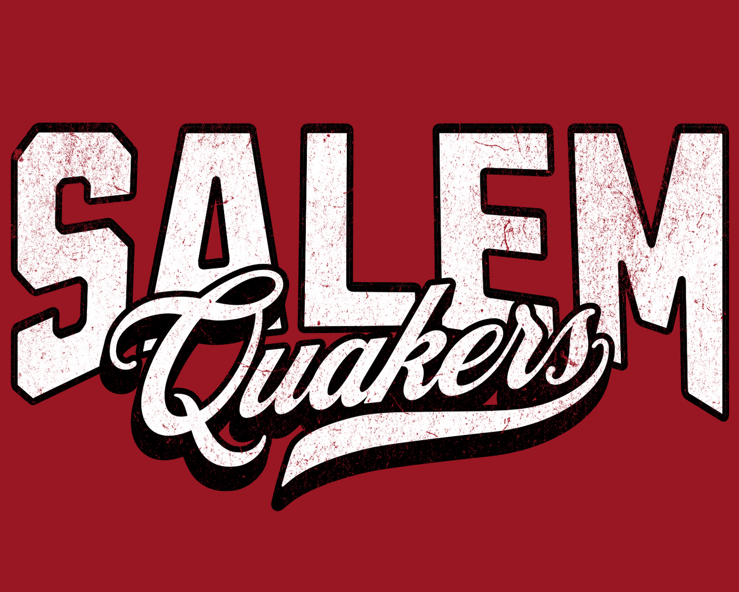 SALEM QUAKERS TAIL PC55LS Port & Company® Long Sleeve Core Blend Tee 2