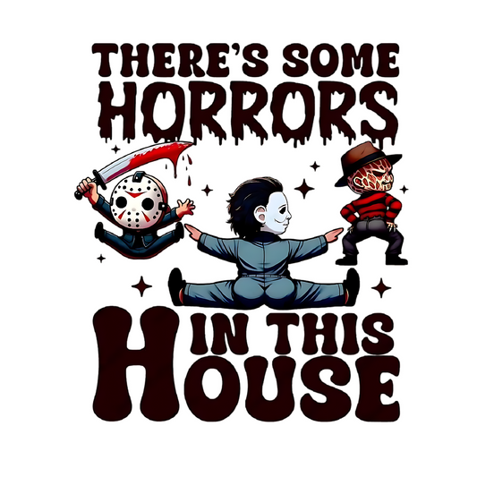 HALLOWEEN HORRORS IN THE HOUSE DM130 District ® Perfect Tri Tee HW-23