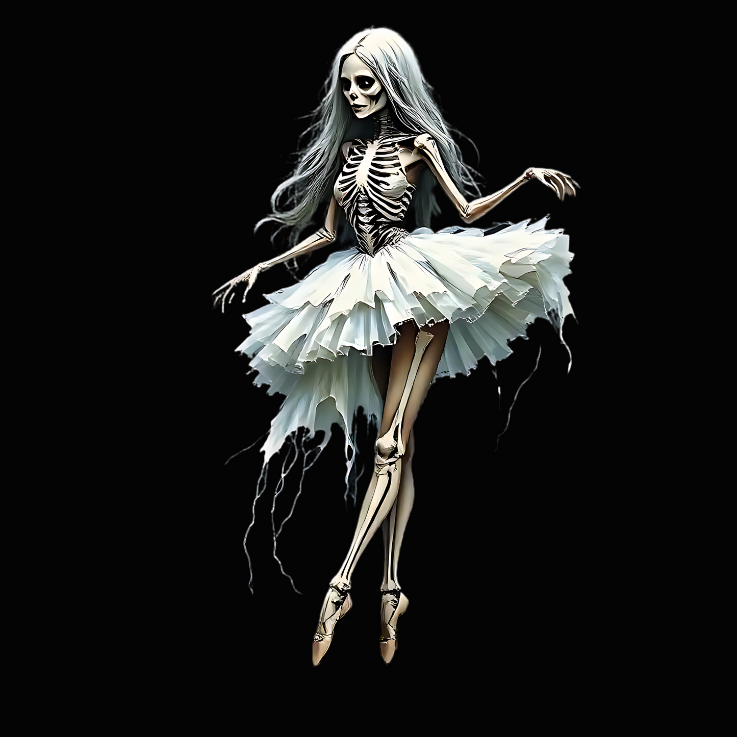 HALLOWEEN SCARY BALLERINA DM130 District ® Perfect Tri Tee HW-24