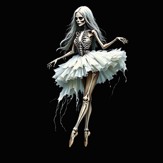 HALLOWEEN SCARY BALLERINA DM130 District ® Perfect Tri Tee HW-24