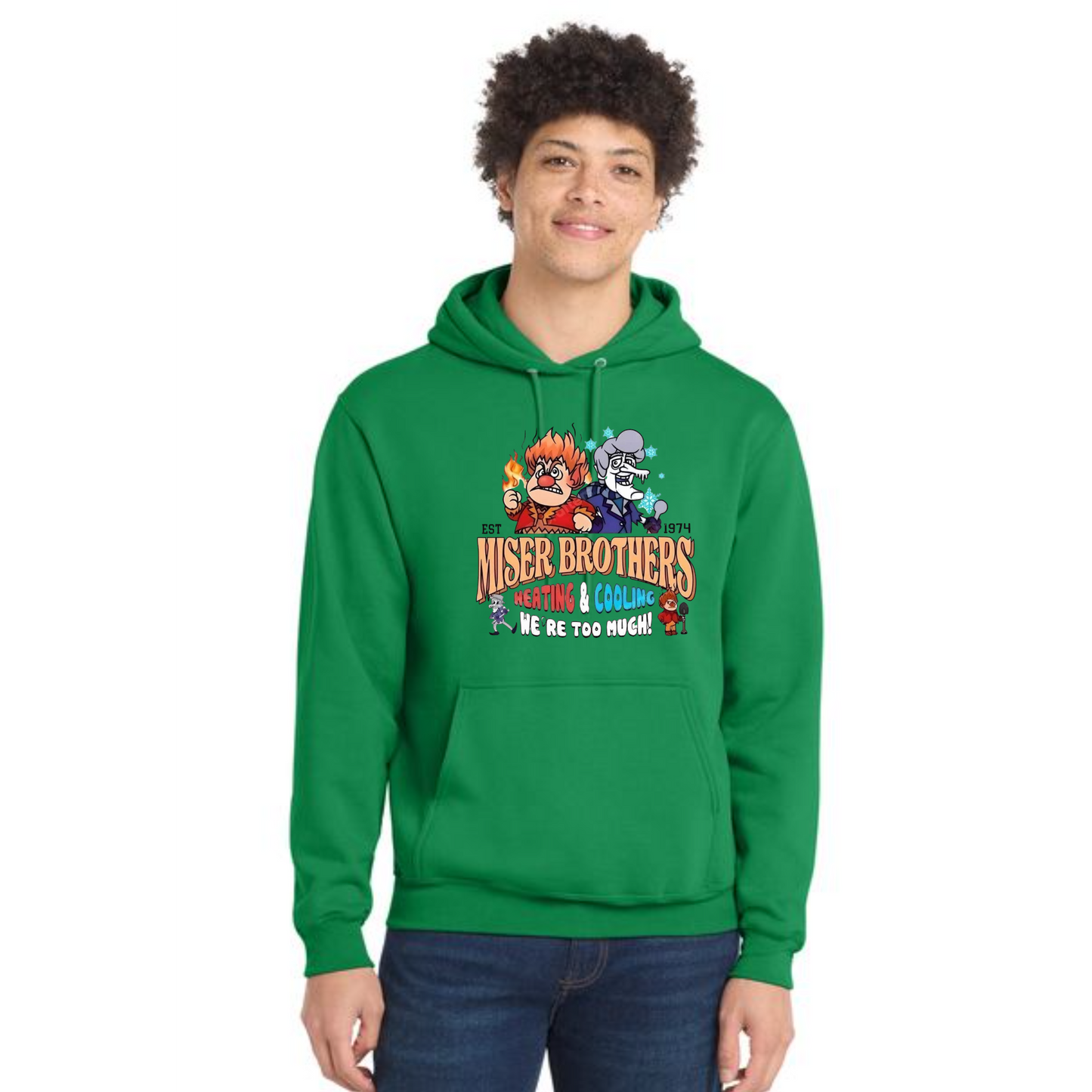 CHRISTMAS Port & Company® Core Fleece Pullover Hooded Sweatshirt 8