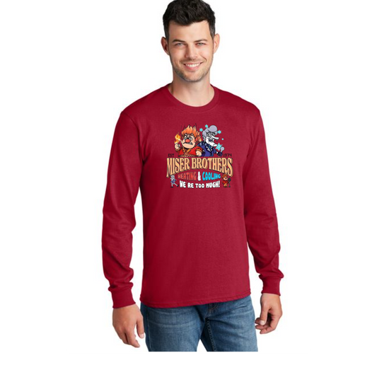 CHRISTMAS PC54LS Port & Company® Long Sleeve Core Cotton Tee 8