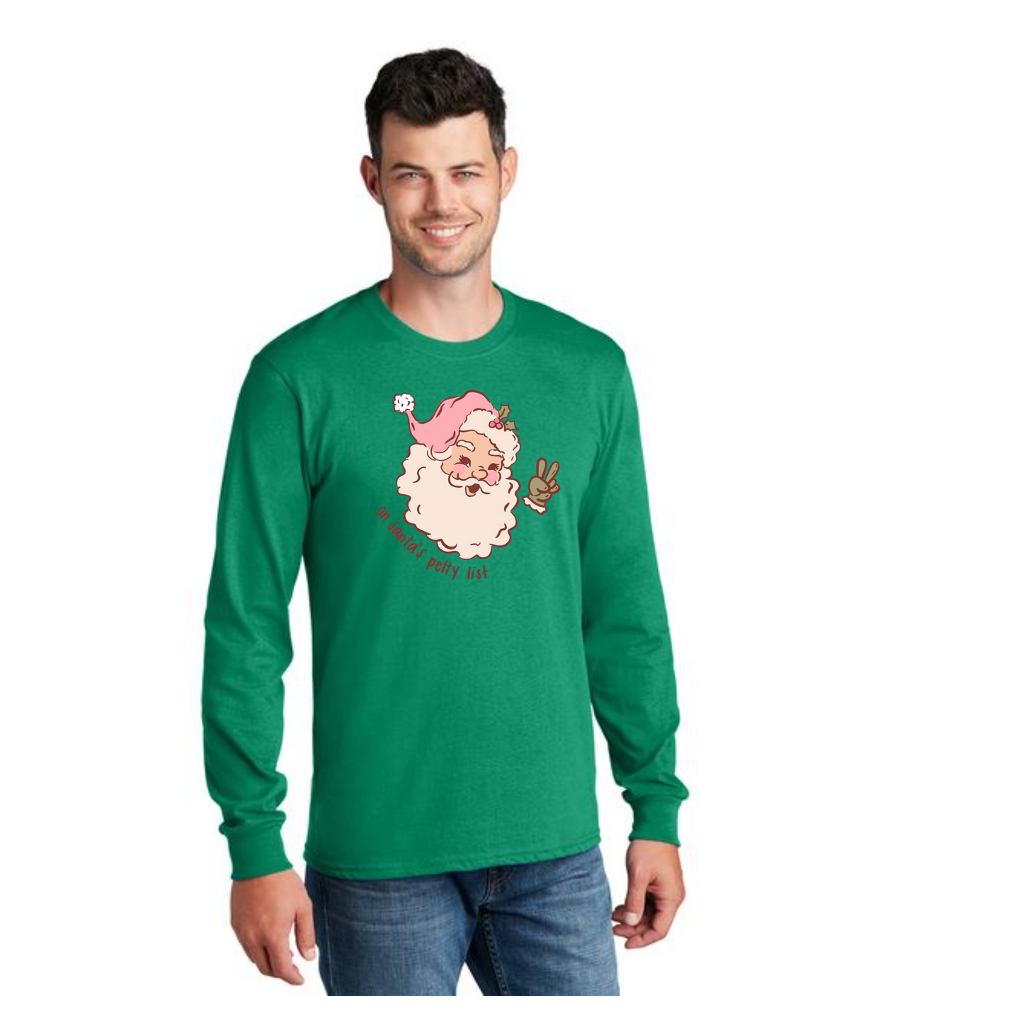 CHRISTMAS PC54LS Port & Company® Long Sleeve Core Cotton Tee 16