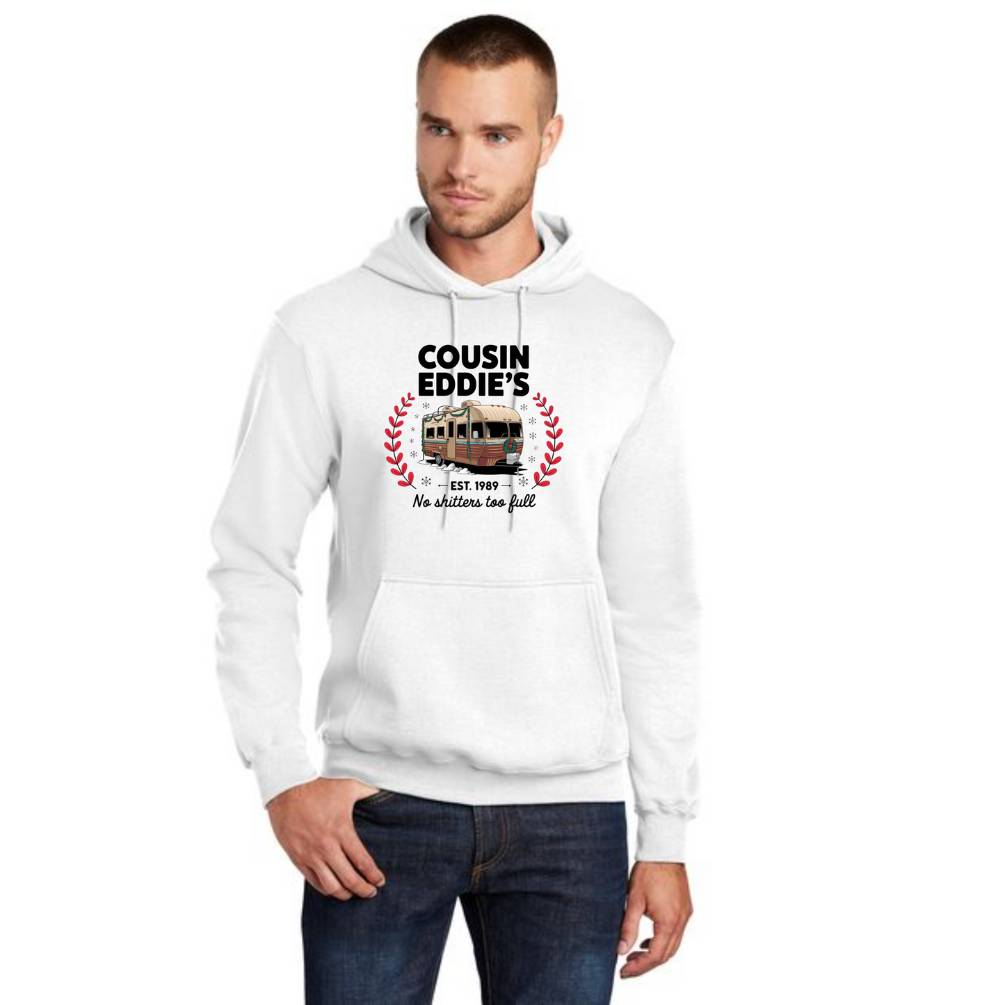 CHRISTMAS Port & Company® Core Fleece Pullover Hooded Sweatshirt 22