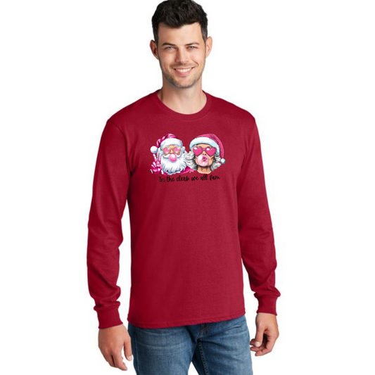 CHRISTMAS PC54LS Port & Company® Long Sleeve Core Cotton Tee 23