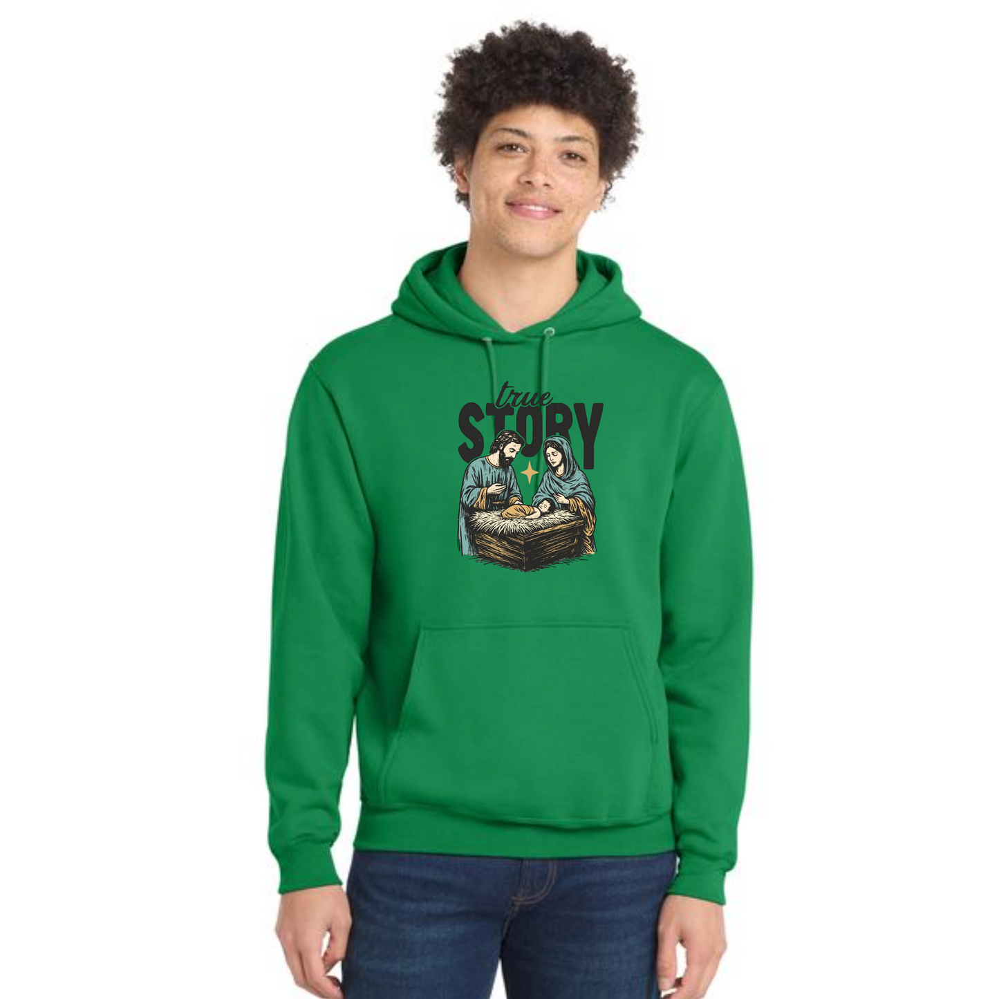 CHRISTMAS Port & Company® Core Fleece Pullover Hooded Sweatshirt 9