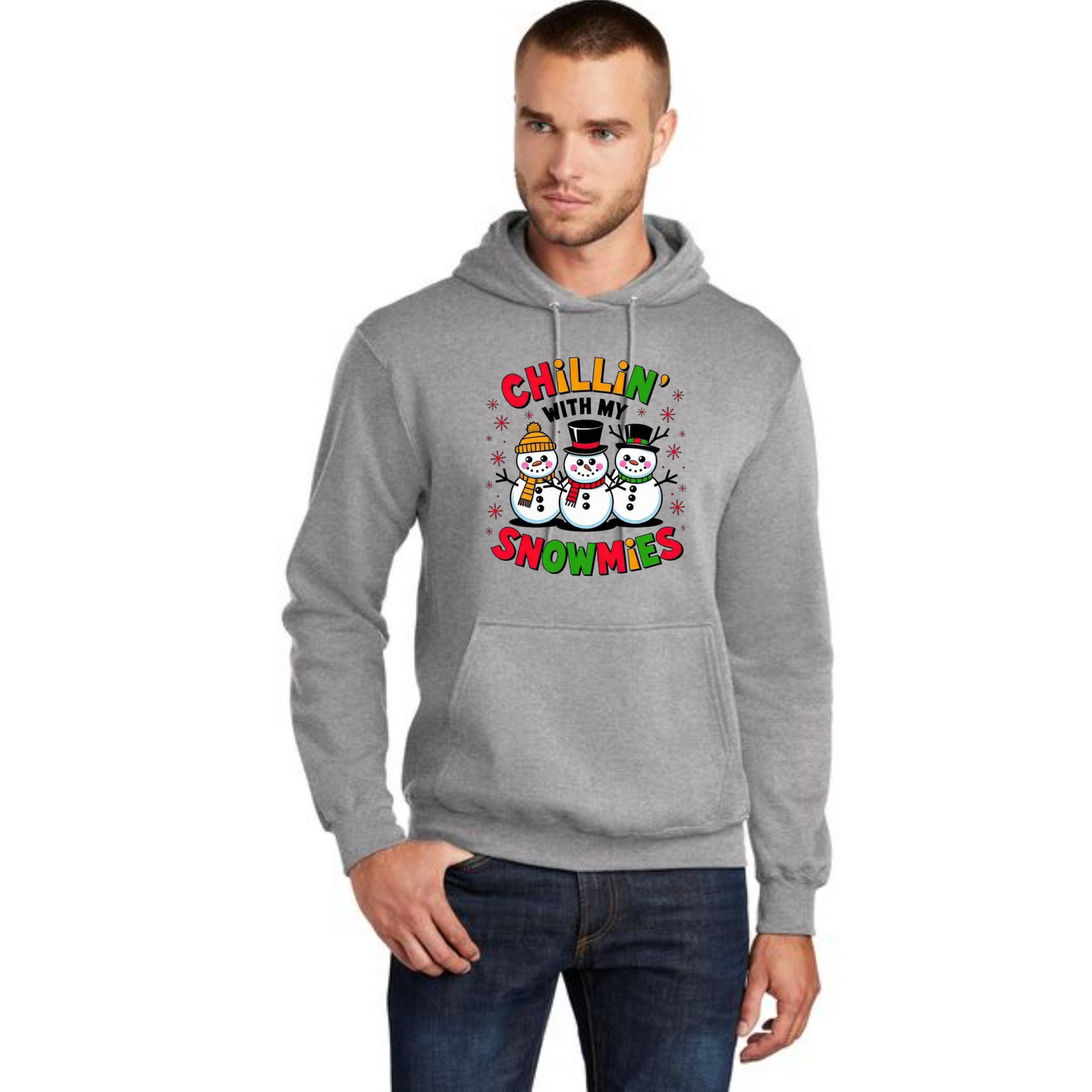 CHRISTMAS Port & Company® Core Fleece Pullover Hooded Sweatshirt 31