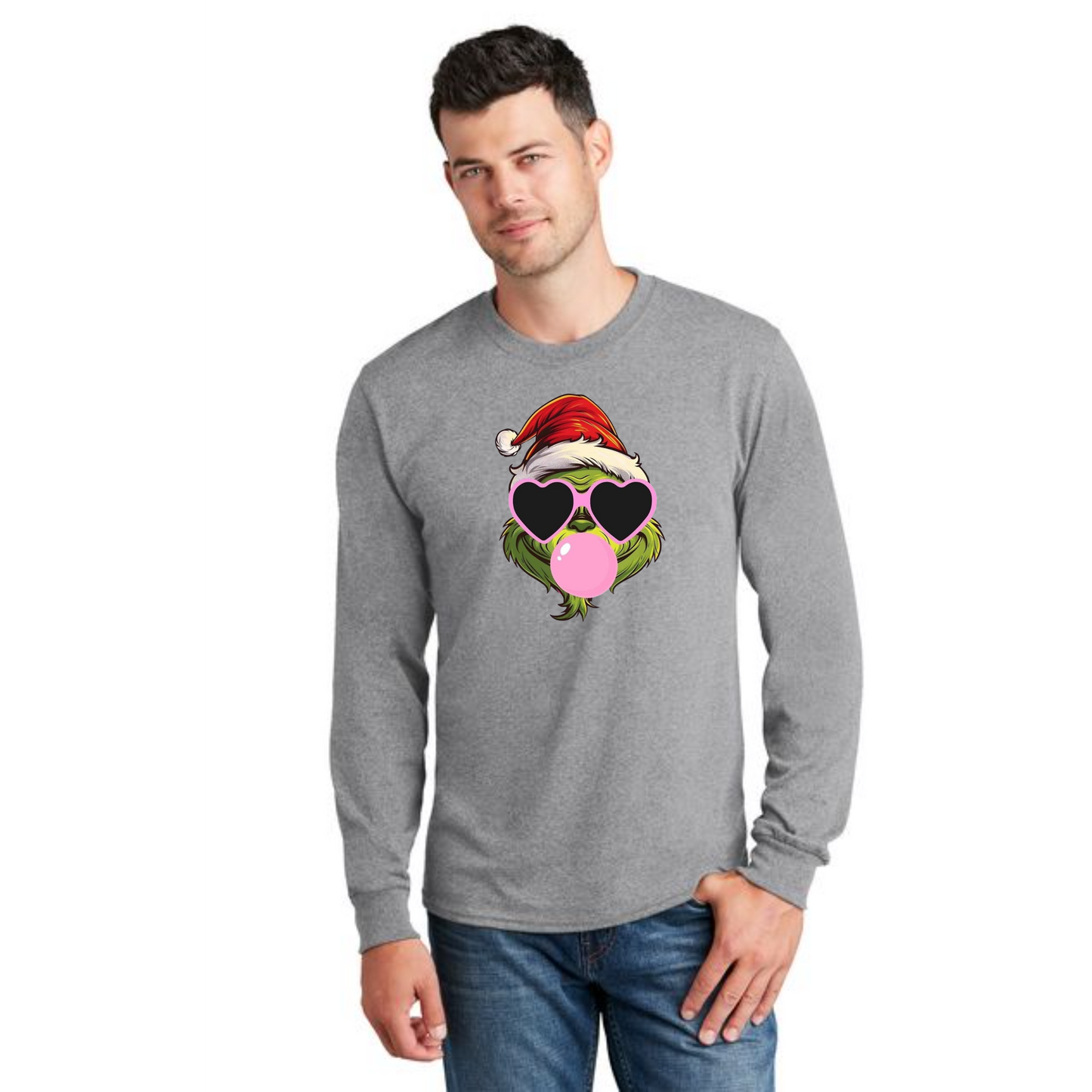 CHRISTMAS PC54LS Port & Company® Long Sleeve Core Cotton Tee 32