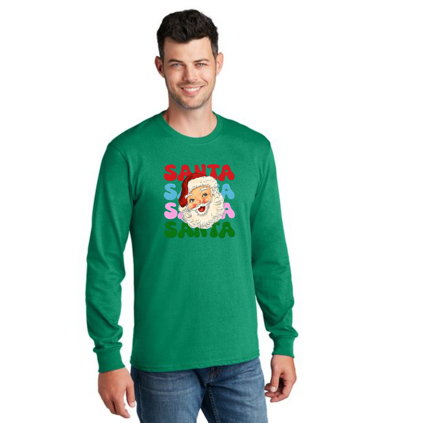CHRISTMAS PC54LS Port & Company® Long Sleeve Core Cotton Tee 38