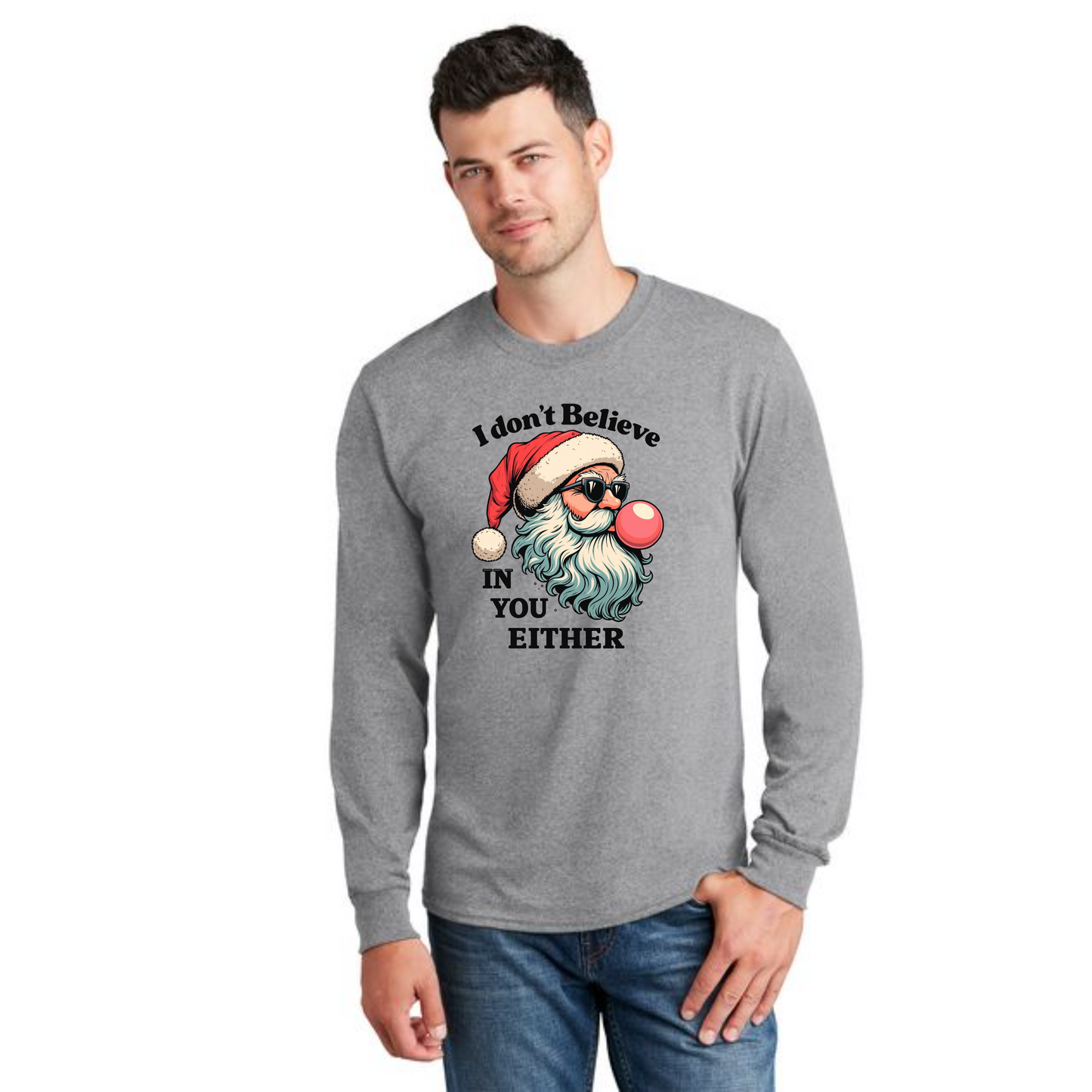 CHRISTMAS PC54LS Port & Company® Long Sleeve Core Cotton Tee 11
