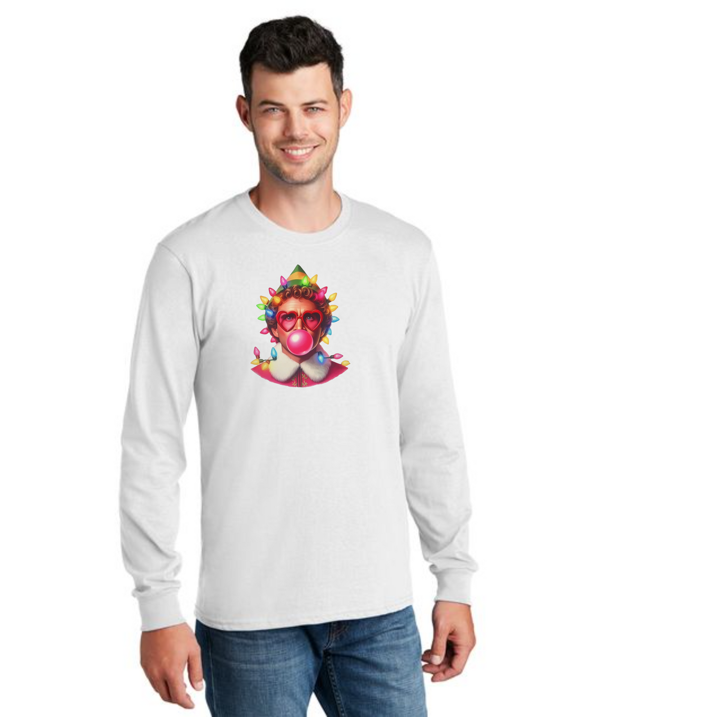 CHRISTMAS PC54LS Port & Company® Long Sleeve Core Cotton Tee 39