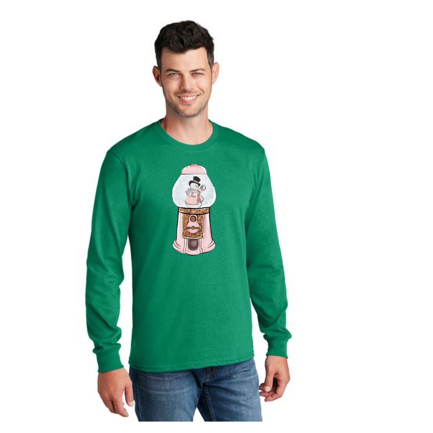 CHRISTMAS PC54LS Port & Company® Long Sleeve Core Cotton Tee 15