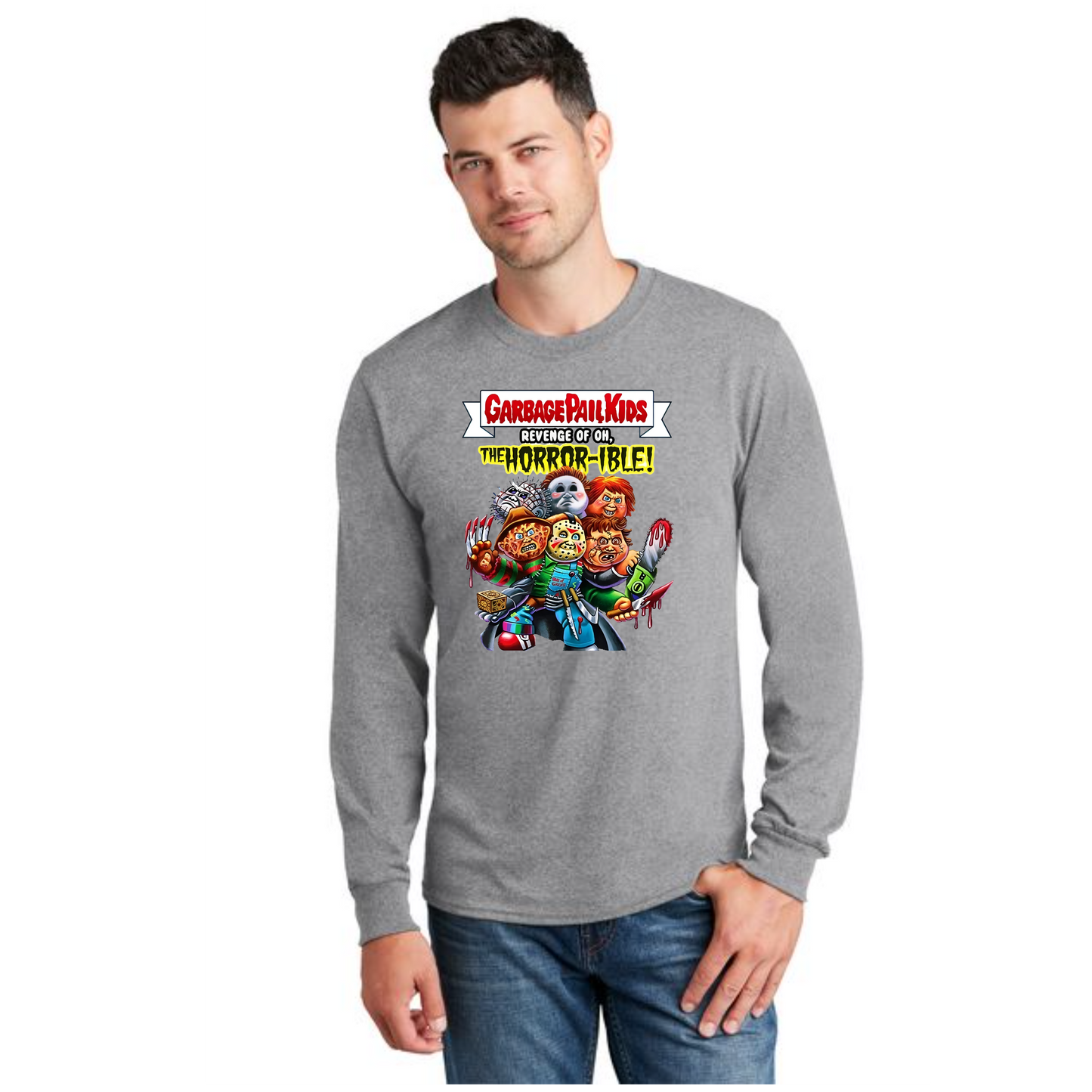 HALLOWEEN PC55LS Port & Company® Long Sleeve Core Cotton Tee HW-94