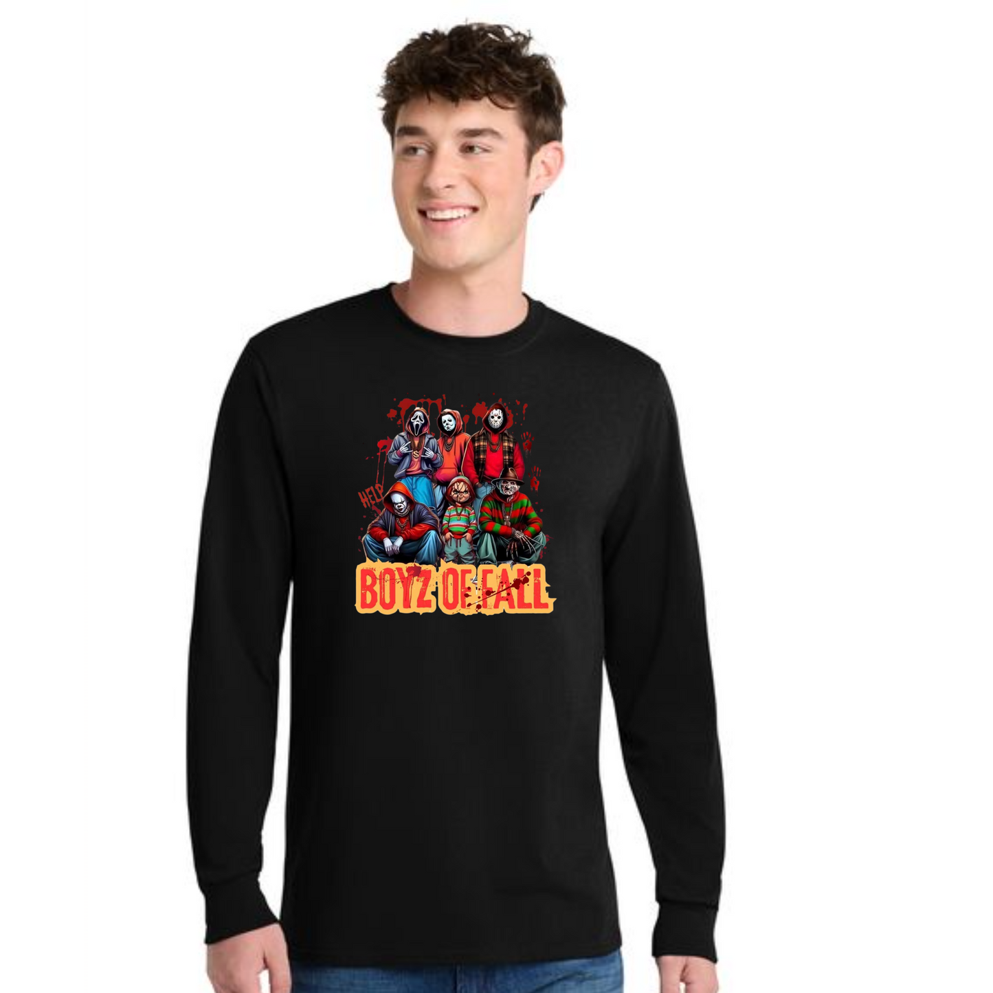 HALLOWEEN PC55LS Port & Company® Long Sleeve Core Cotton Tee HW-95