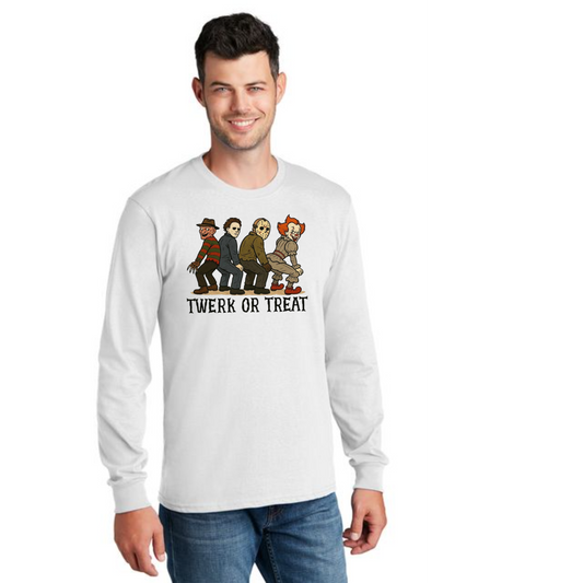 HALLOWEEN PC55LS Port & Company® Long Sleeve Core Cotton Tee HW-97