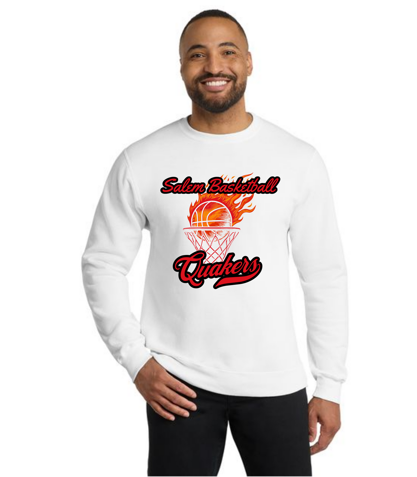 SALEM QUAKERS BASKETBALL PC78 Port & Company® Core Fleece Crewneck Sweatshirt 18