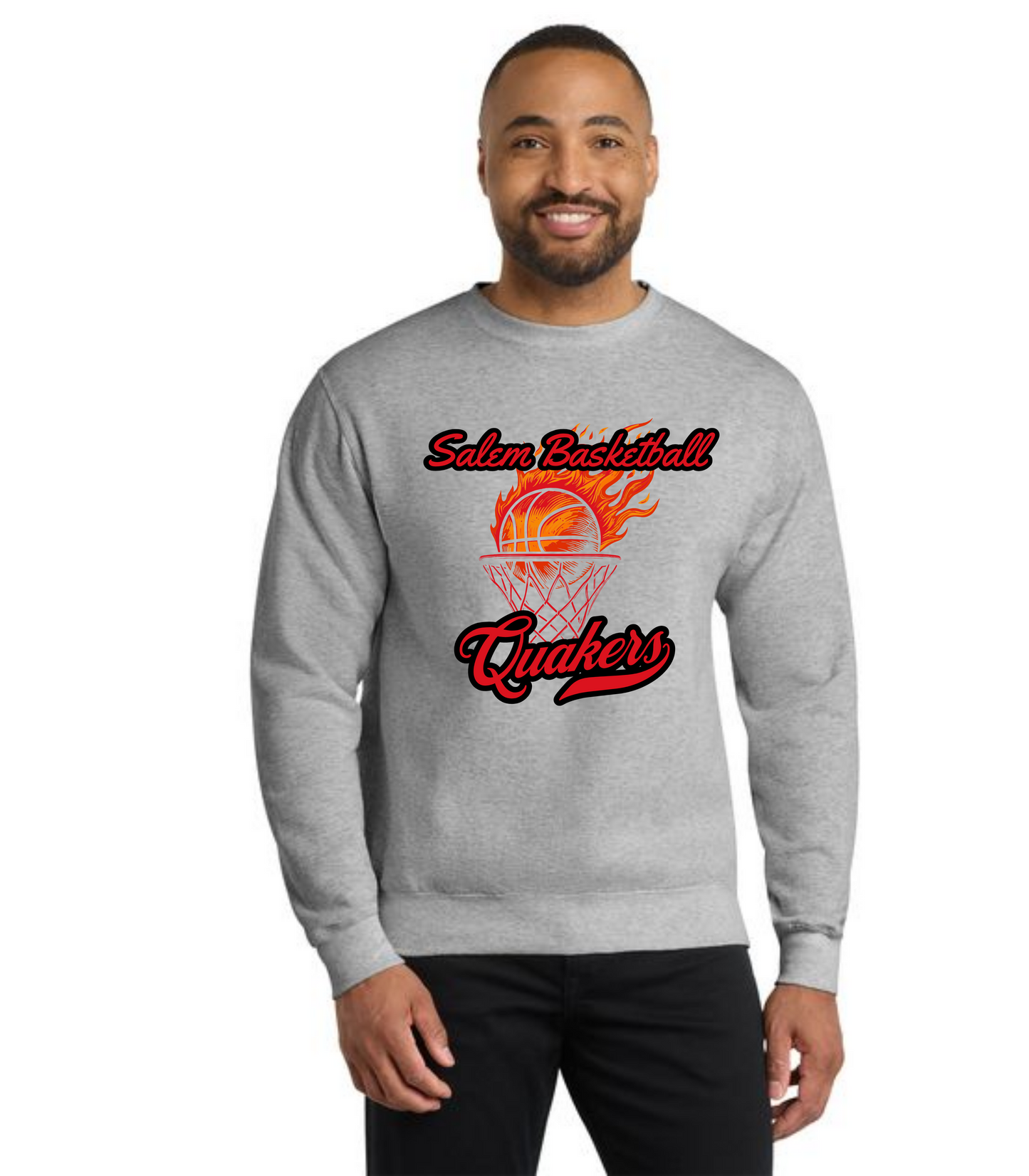 SALEM QUAKERS BASKETBALL PC78 Port & Company® Core Fleece Crewneck Sweatshirt 18
