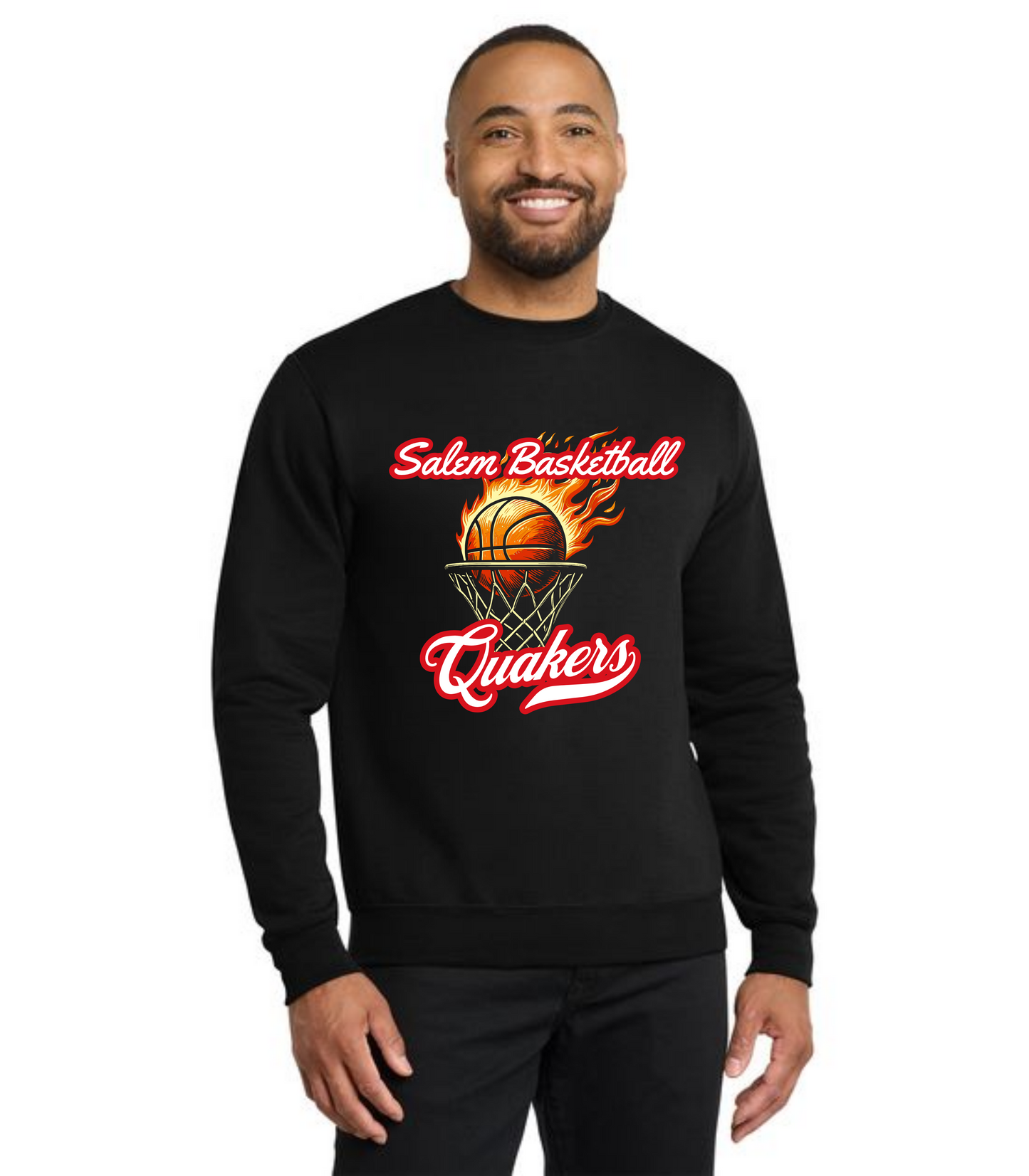 SALEM QUAKERS BASKETBALL PC78 Port & Company® Core Fleece Crewneck Sweatshirt 18