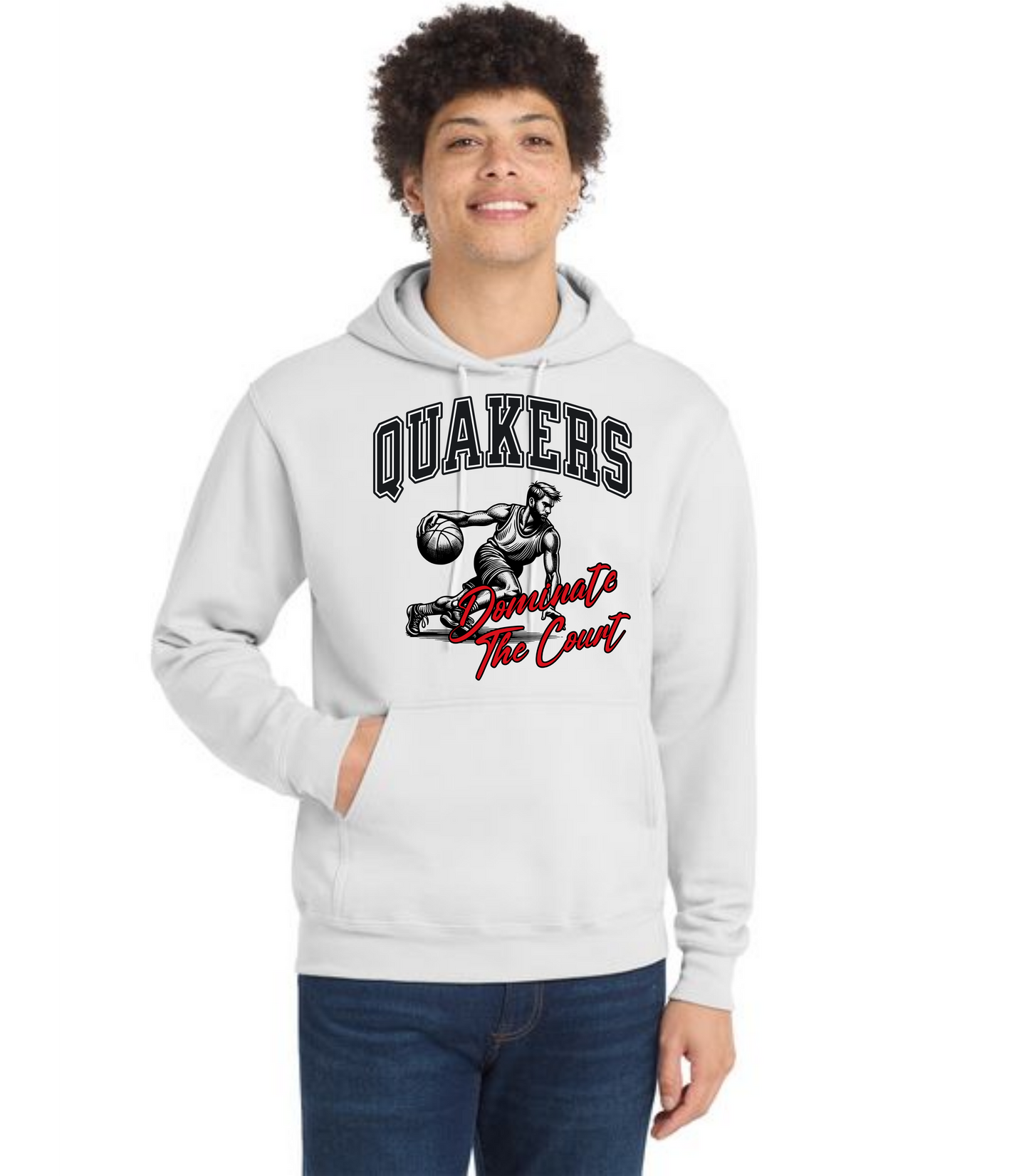 SALEM QUAKERS BASKETBALL Port & Company® Core Fleece Pullover Hooded Sweatshirt 20