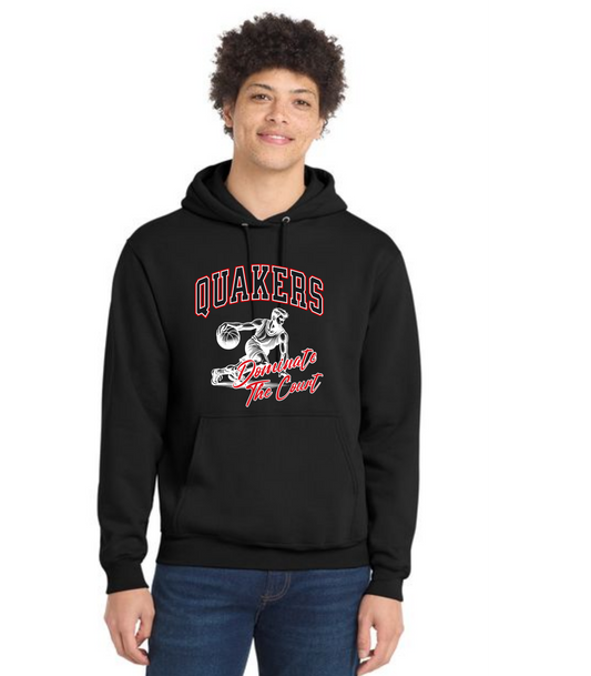 SALEM QUAKERS BASKETBALL Port & Company® Core Fleece Pullover Hooded Sweatshirt 20