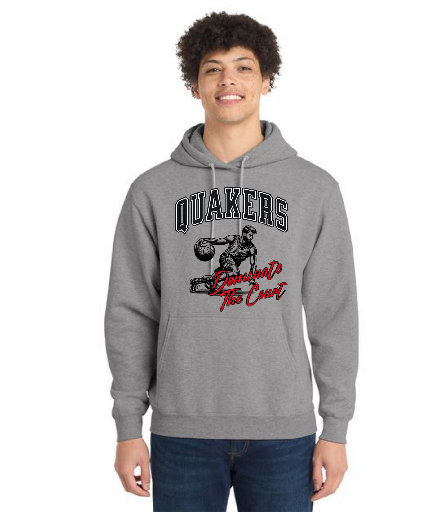 SALEM QUAKERS BASKETBALL Port & Company® Core Fleece Pullover Hooded Sweatshirt 20