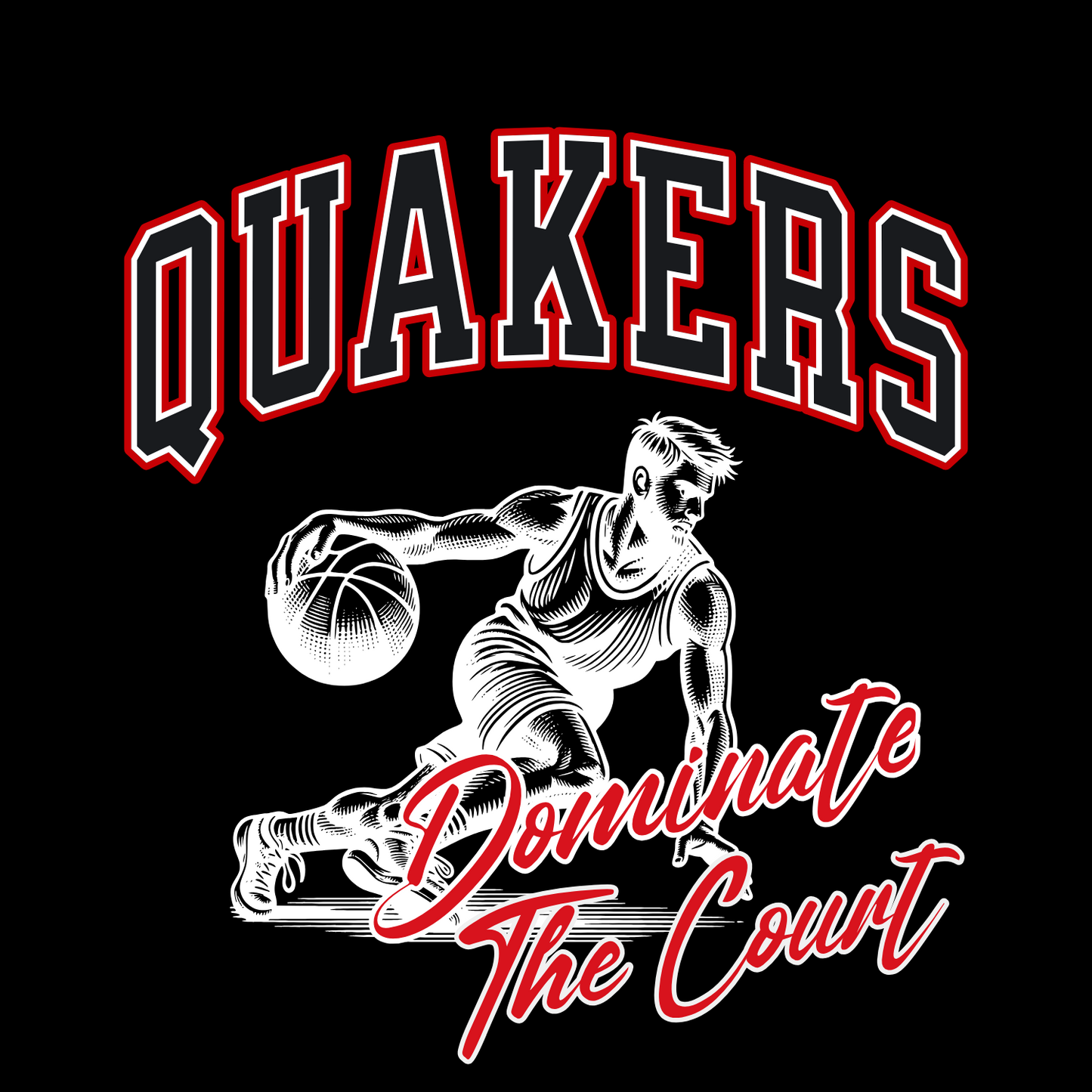 SALEM QUAKERS BASKETBALL DM132 District ® Perfect Tri ® Long Sleeve Tee 20