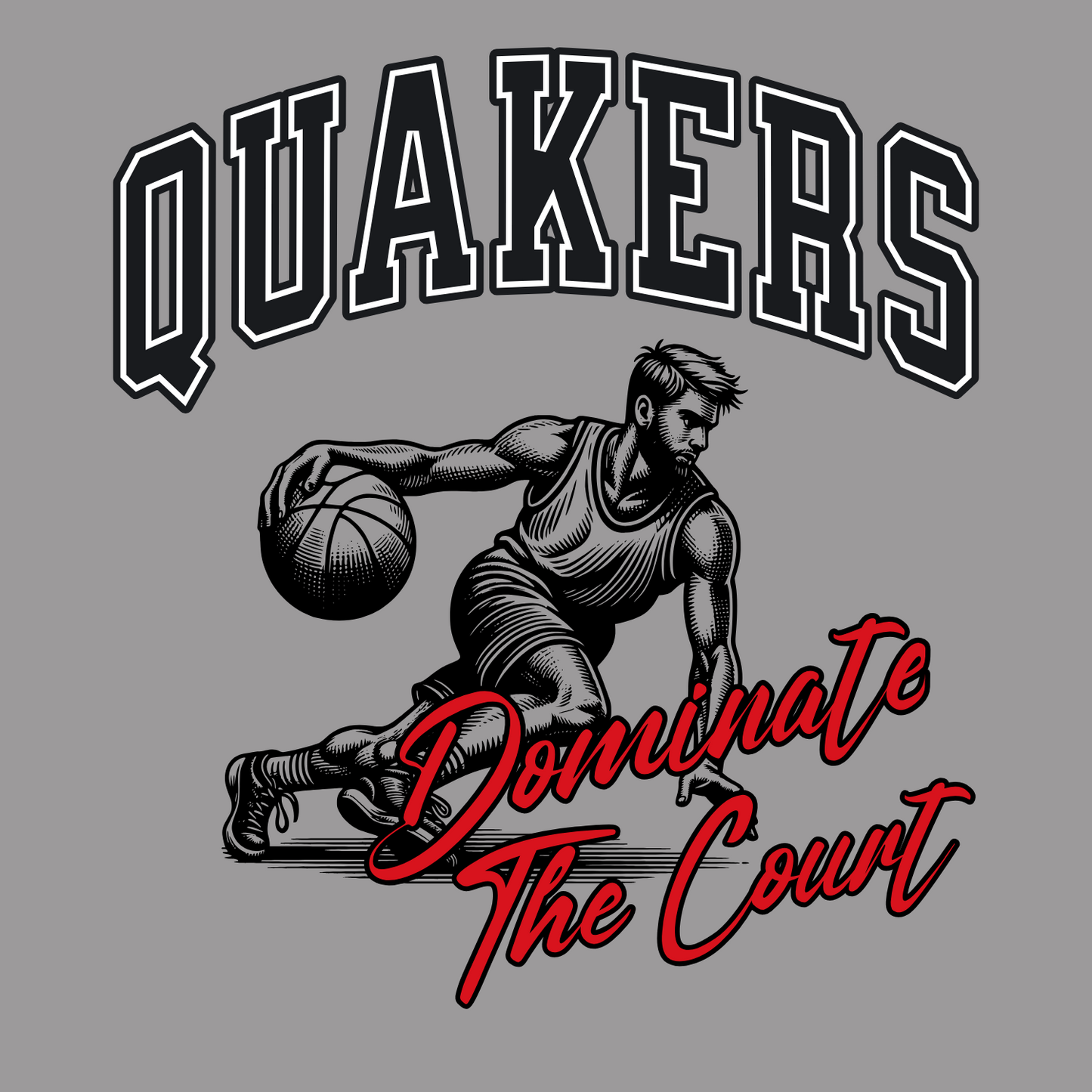 SALEM QUAKERS BASKETBALL Port & Company® Core Fleece Pullover Hooded Sweatshirt 20
