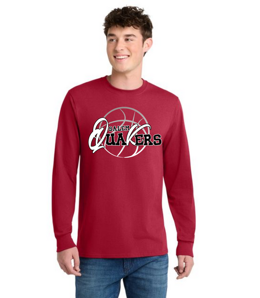 SALEM QUAKERS BASKETBALL DM132 District ® Perfect Tri ® Long Sleeve Tee 21