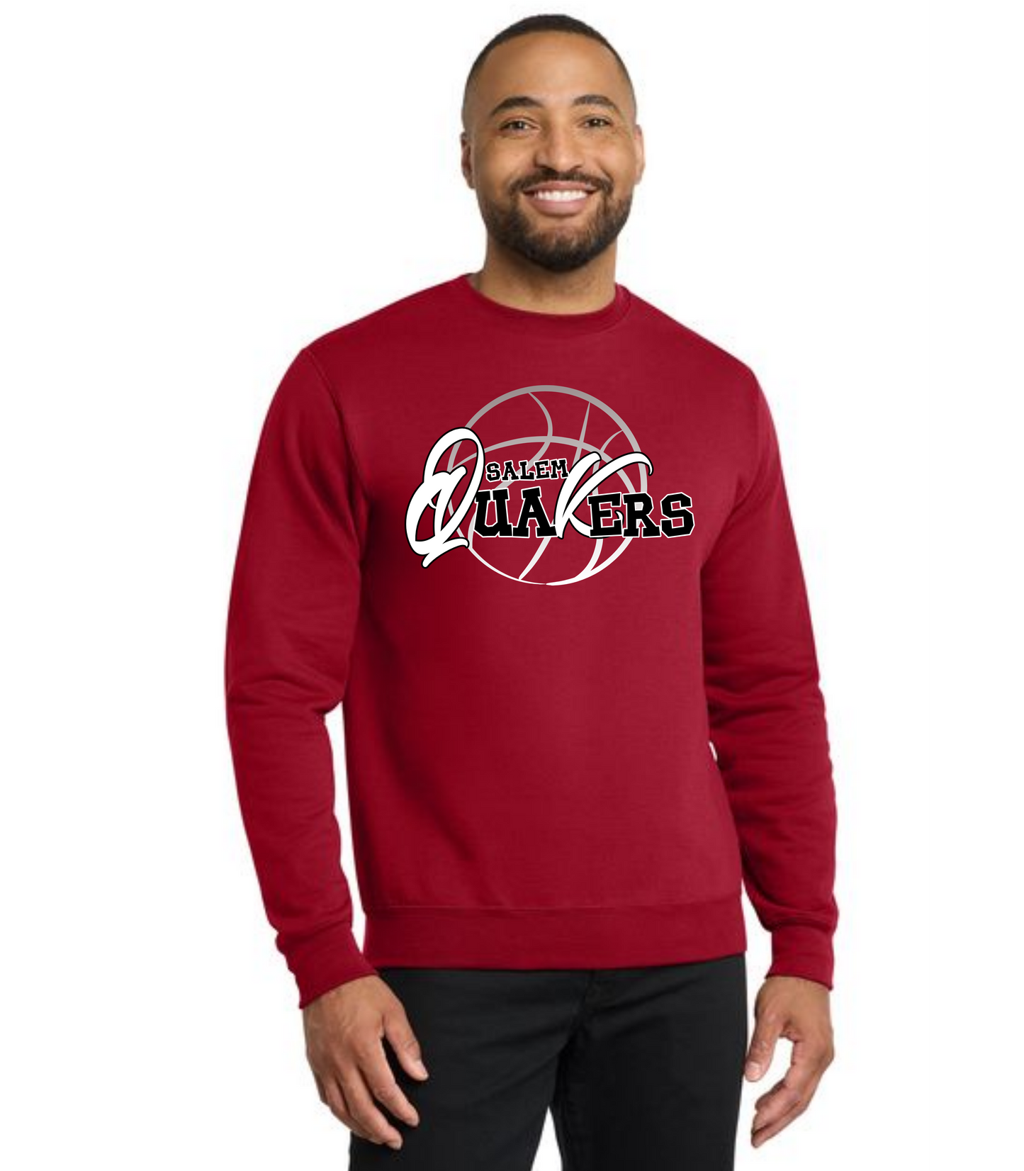 SALEM QUAKERS BASKETBALL PC78 Port & Company® Core Fleece Crewneck Sweatshirt 21