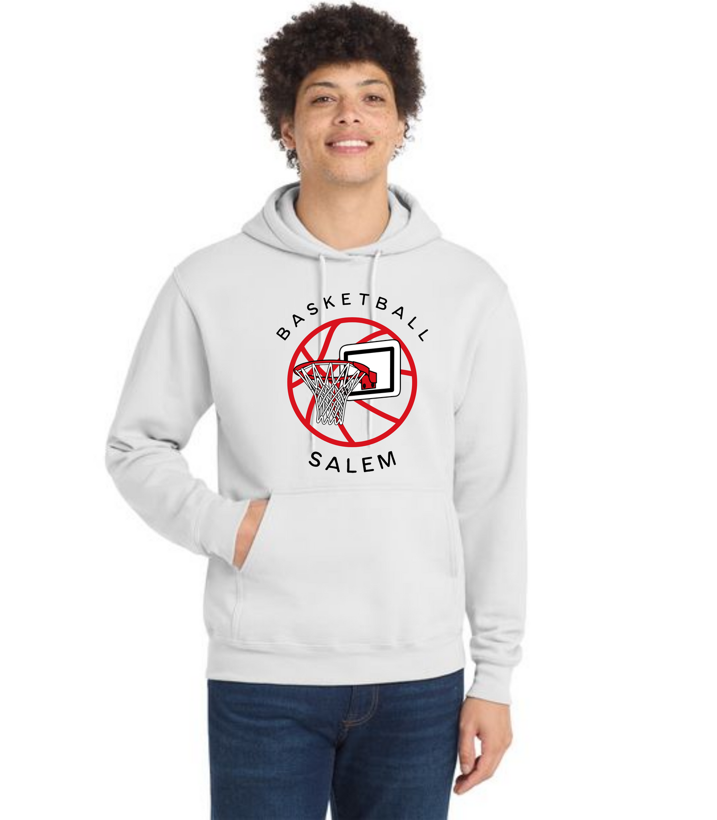 SALEM QUAKERS BASKETBALL Port & Company® Core Fleece Pullover Hooded Sweatshirt 22