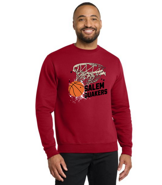 SALEM QUAKERS BASKETBALL PC78 Port & Company® Core Fleece Crewneck Sweatshirt 23