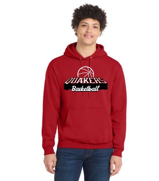 SALEM QUAKERS BASKETBALL Port & Company® Core Fleece Pullover Hooded Sweatshirt 24
