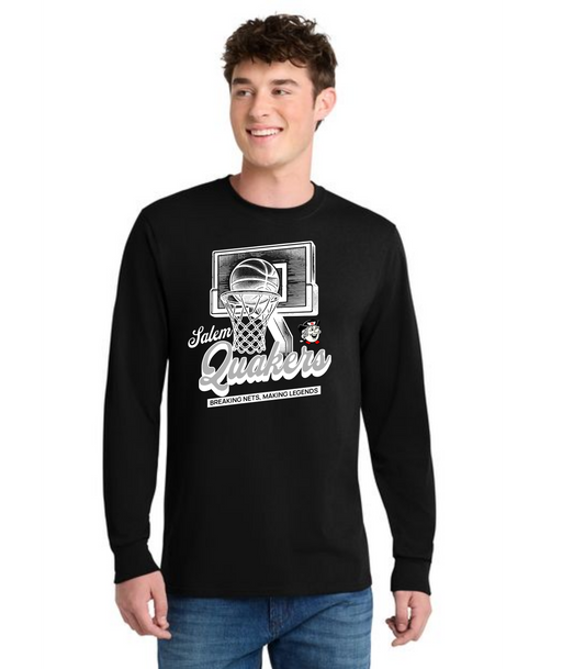 SALEM QUAKERS BASKETBALL DM132 District ® Perfect Tri ® Long Sleeve Tee 12