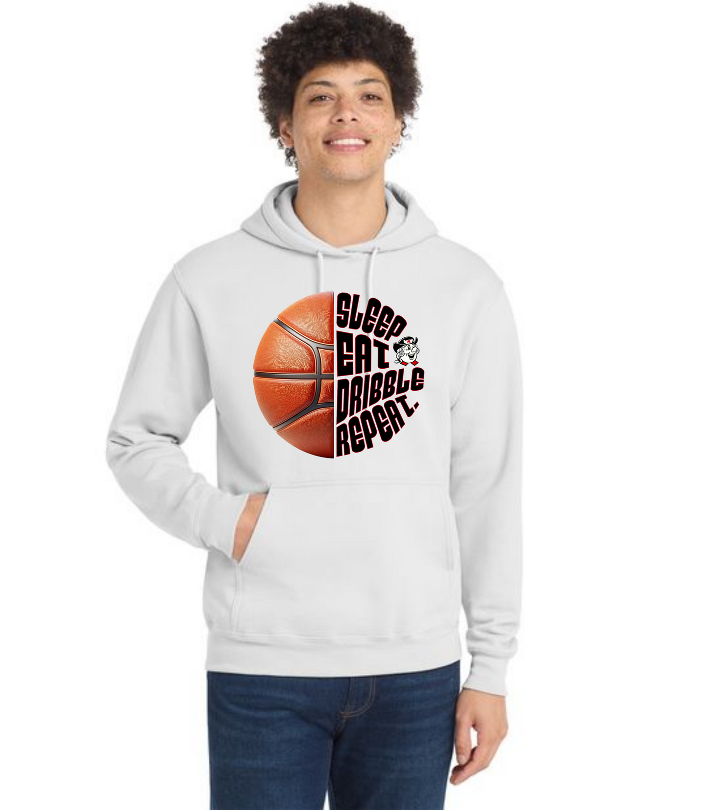 SALEM QUAKERS BASKETBALL Port & Company® Core Fleece Pullover Hooded Sweatshirt 13