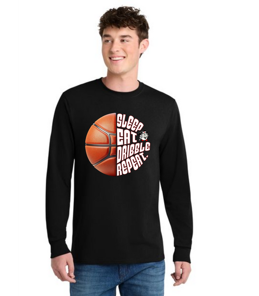 SALEM QUAKERS BASKETBALL DM132 District ® Perfect Tri ® Long Sleeve Tee 13