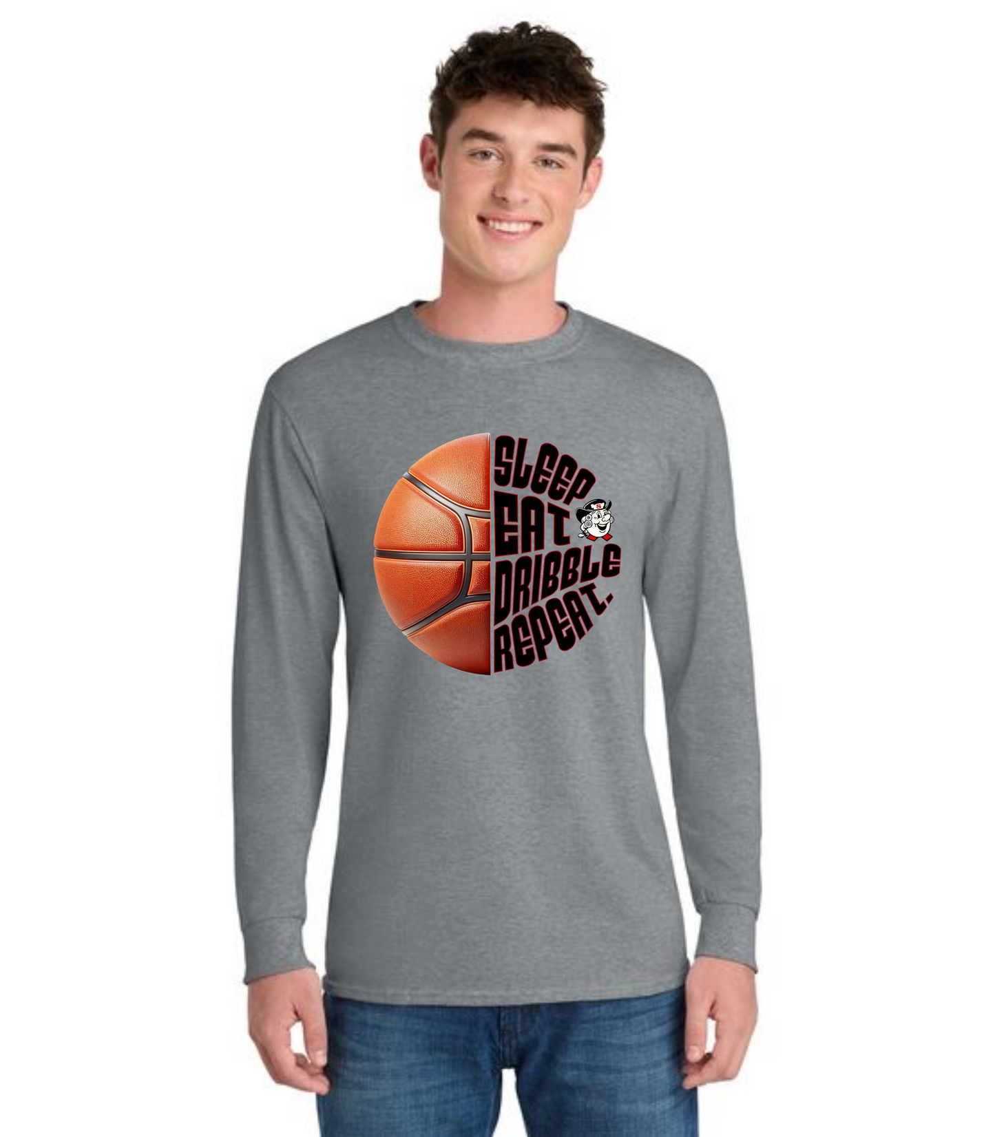 SALEM QUAKERS BASKETBALL DM132 District ® Perfect Tri ® Long Sleeve Tee 13