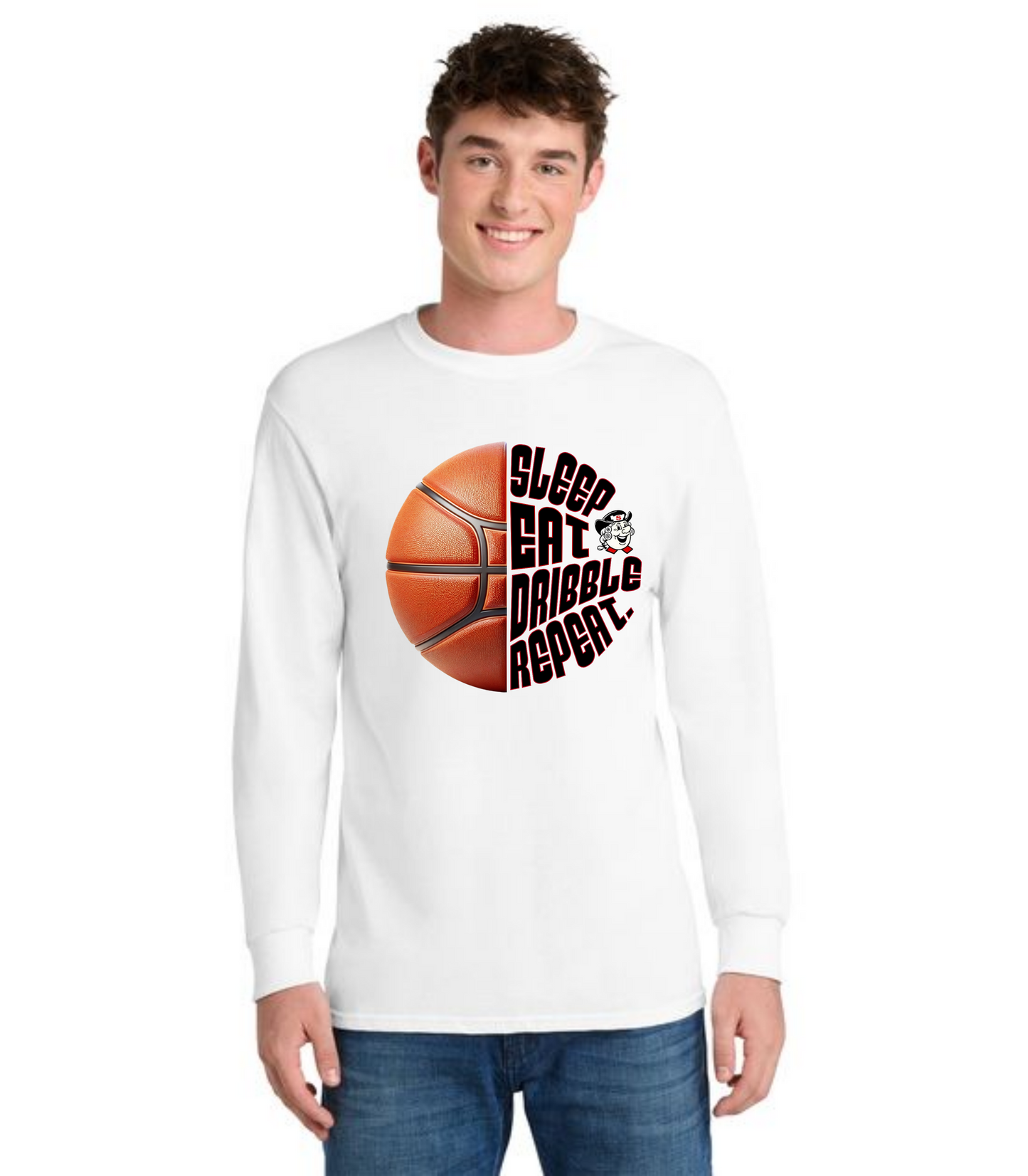 SALEM QUAKERS BASKETBALL DM132 District ® Perfect Tri ® Long Sleeve Tee 13