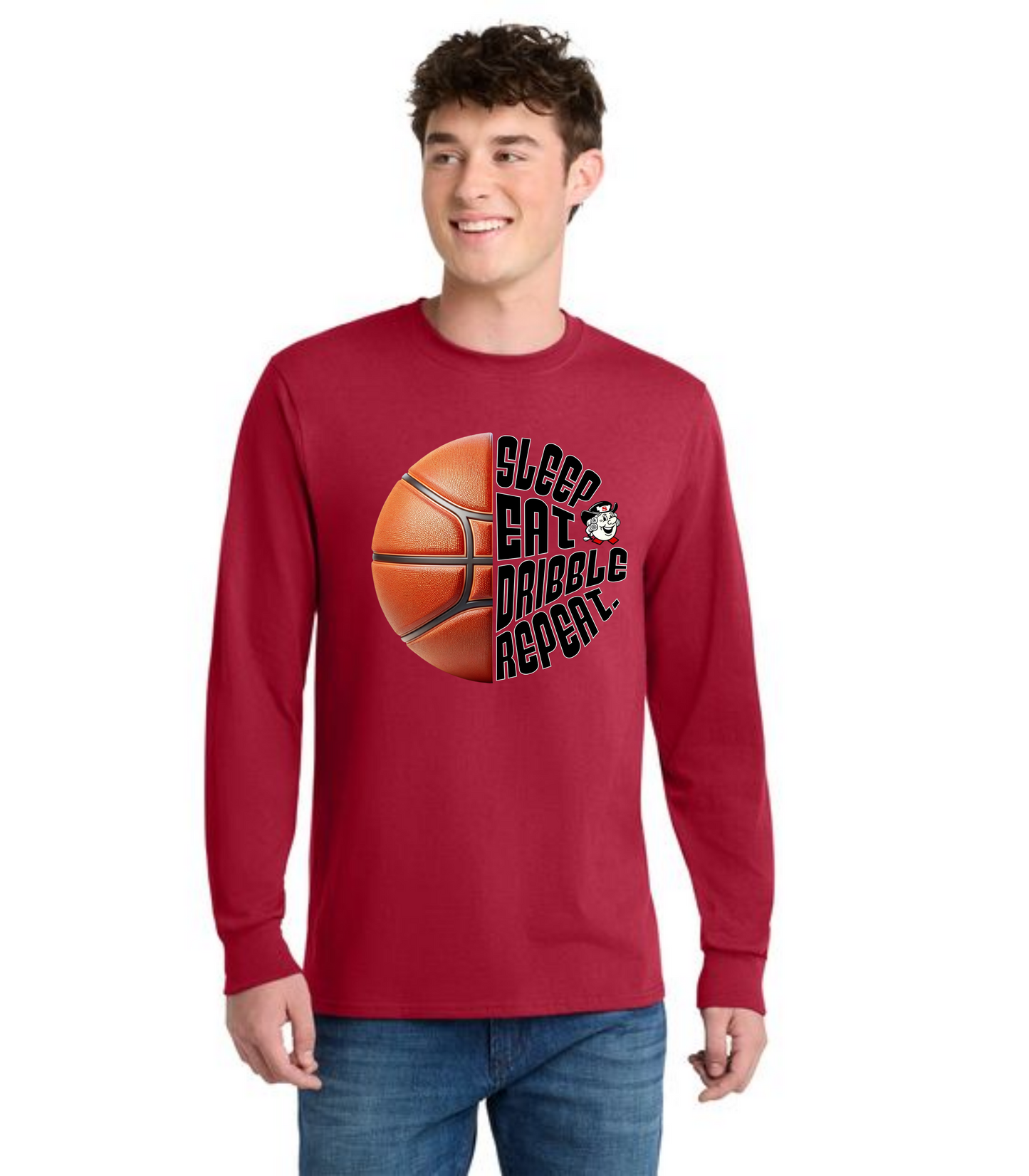 SALEM QUAKERS BASKETBALL DM132 District ® Perfect Tri ® Long Sleeve Tee 13