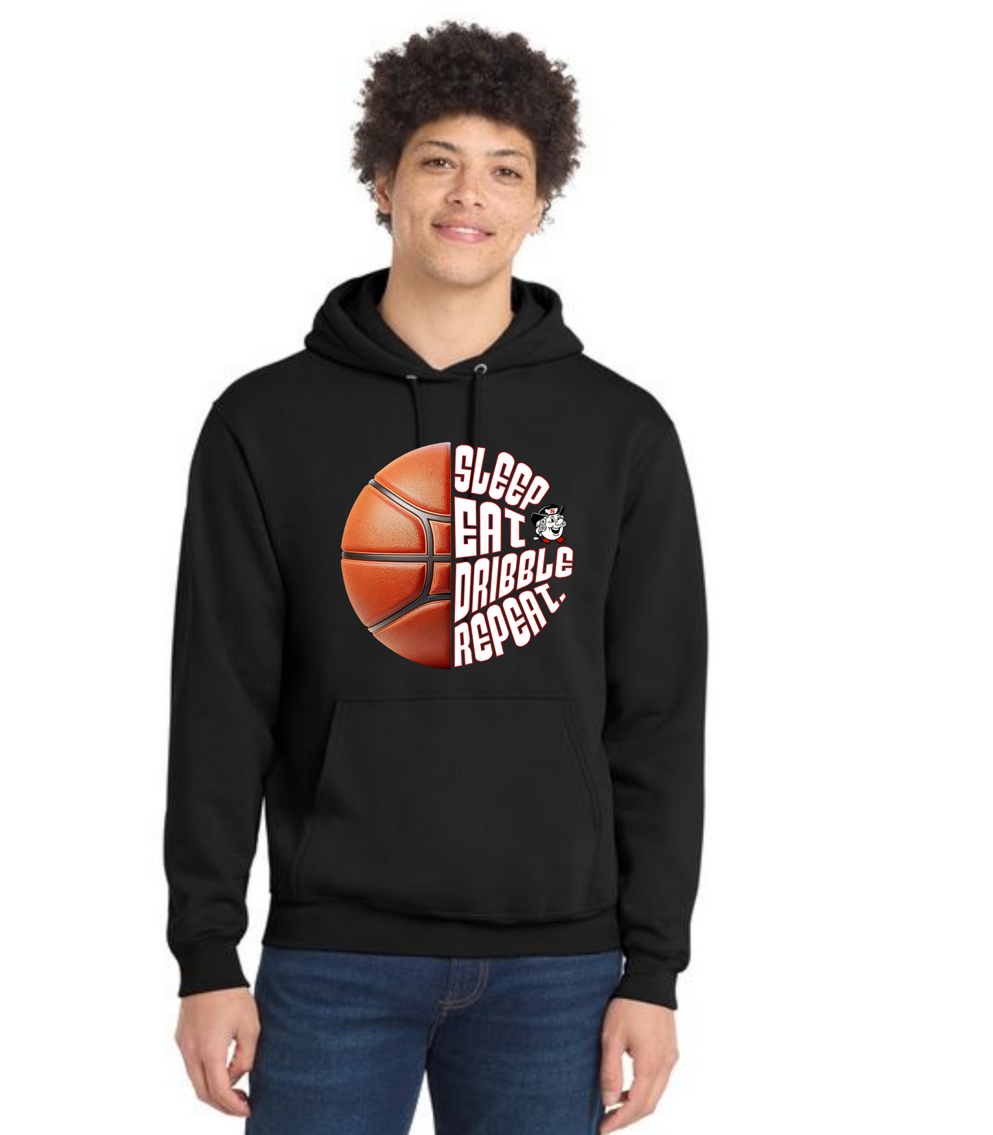 SALEM QUAKERS BASKETBALL Port & Company® Core Fleece Pullover Hooded Sweatshirt 13