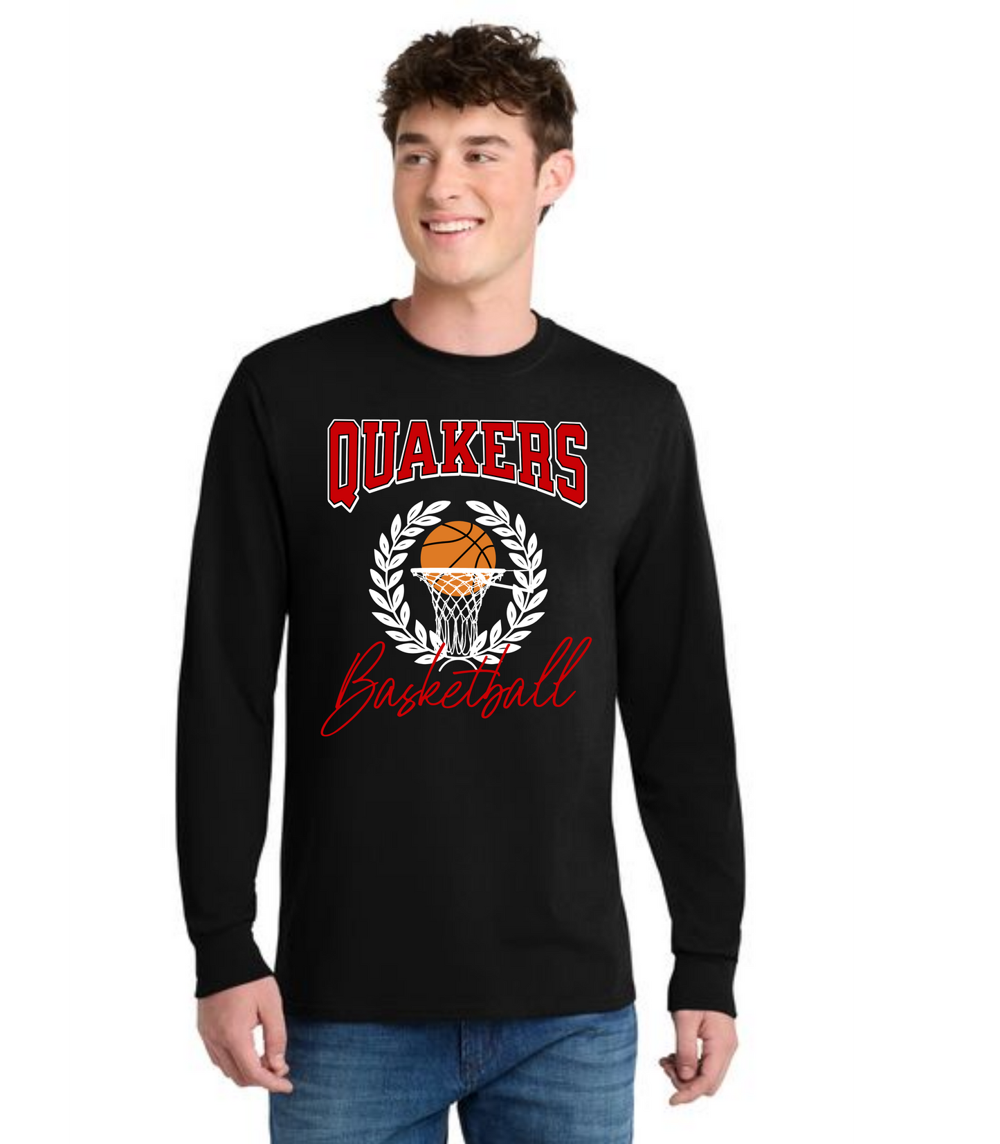 SALEM QUAKERS BASKETBALL DM132 District ® Perfect Tri ® Long Sleeve Tee 14