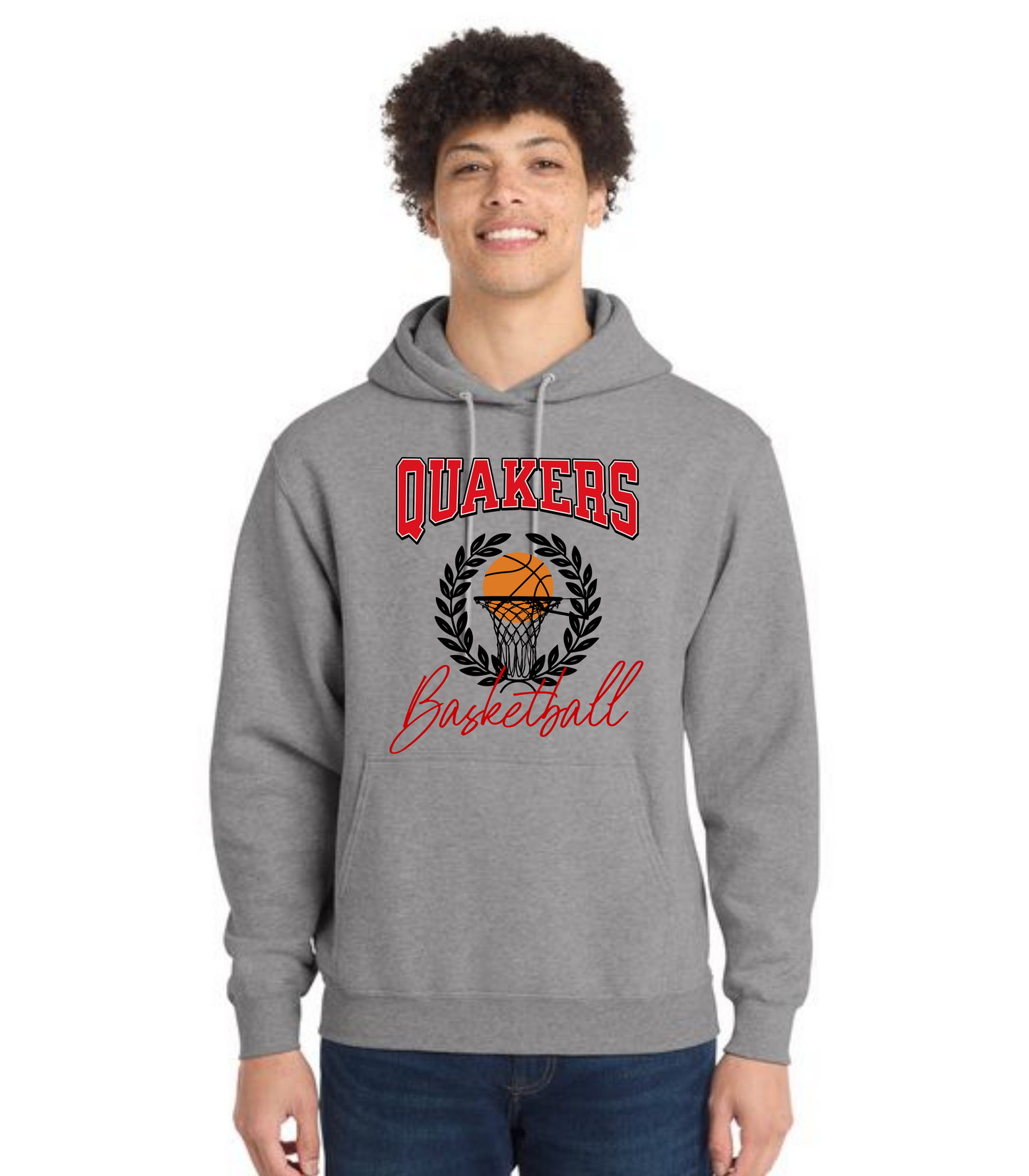 SALEM QUAKERS BASKETBALL Port & Company® Core Fleece Pullover Hooded Sweatshirt 14