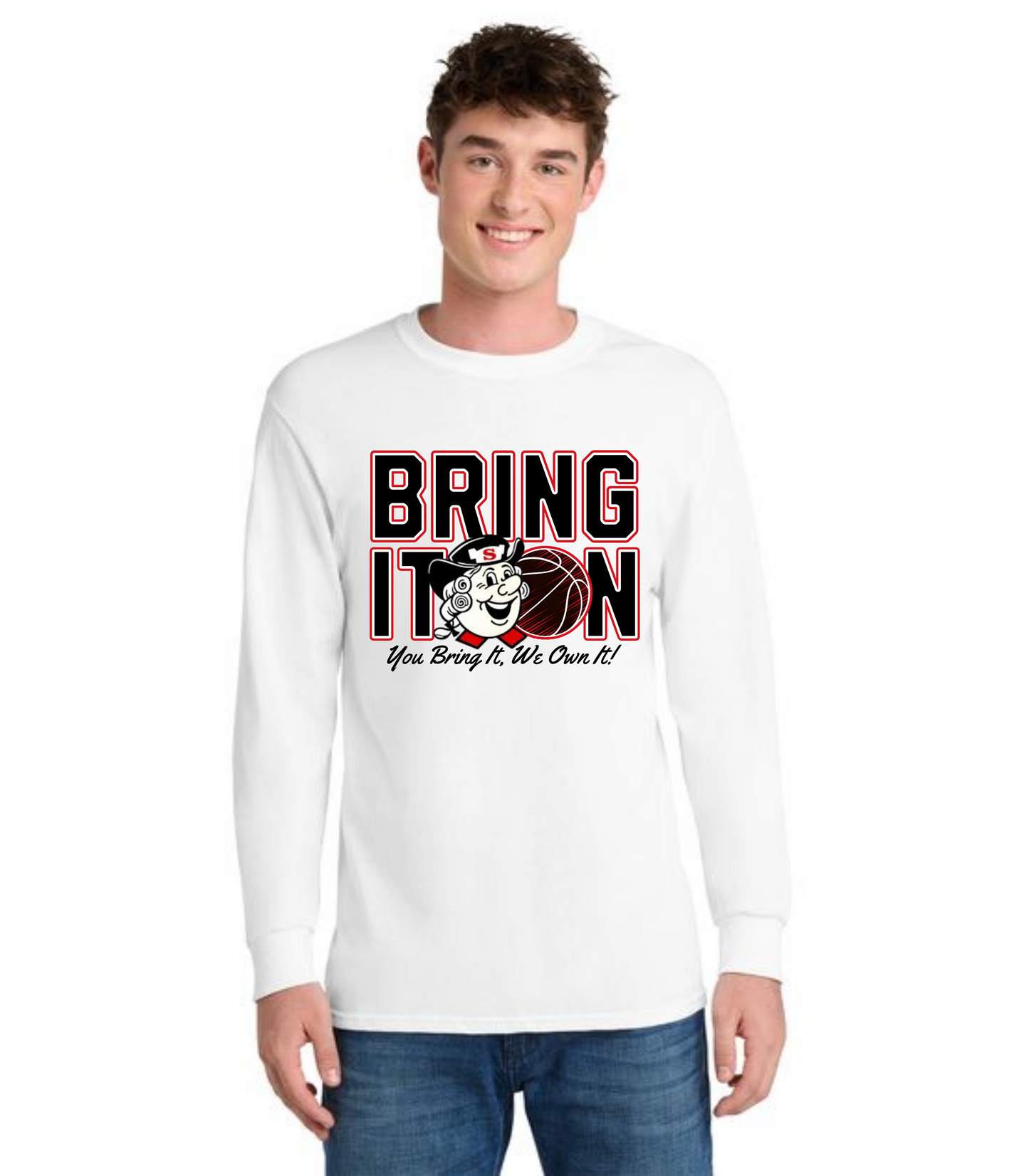 SALEM QUAKERS BASKETBALL DM132 District ® Perfect Tri ® Long Sleeve Tee 15