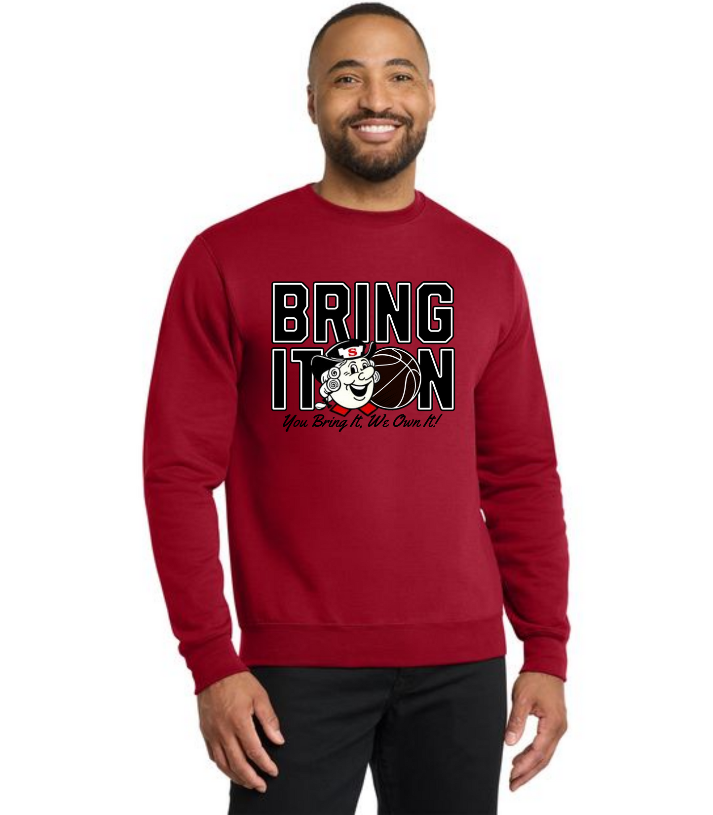 SALEM QUAKERS BASKETBALL PC78 Port & Company® Core Fleece Crewneck Sweatshirt 15