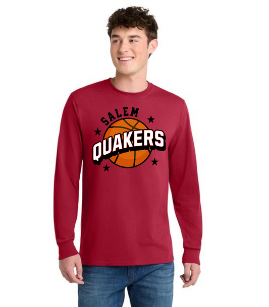 SALEM QUAKERS BASKETBALL DM132 District ® Perfect Tri ® Long Sleeve Tee 16